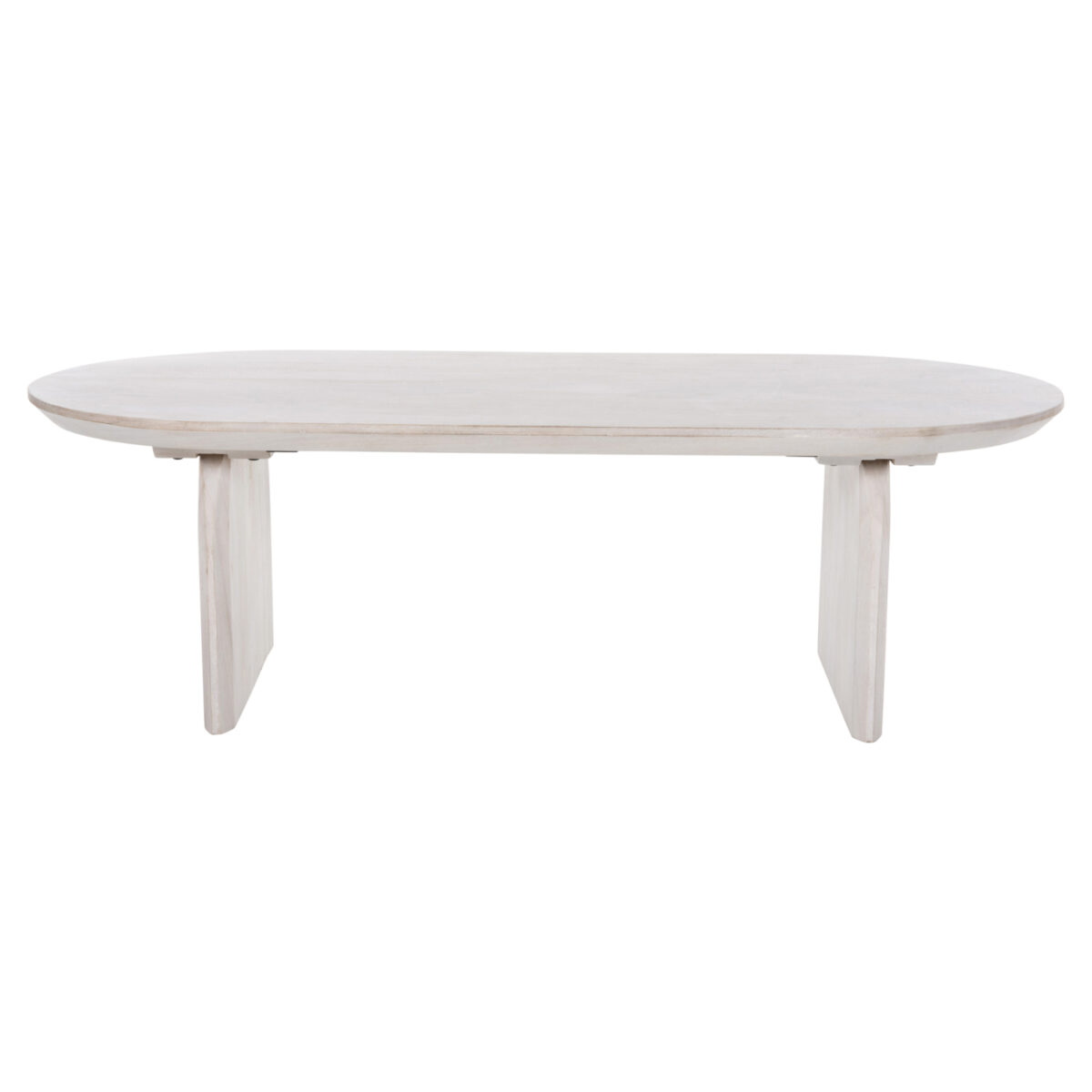 ΤΡΑΠΕΖΙ ΣΑΛΟΝΙΟΥ ΟΒΑΛ HONKY HM9710 ΜΑΣΙΦ ΞΥΛΟ MANGO- ΛΕΥΚΟ 130x60x40Υεκ. - Image 4