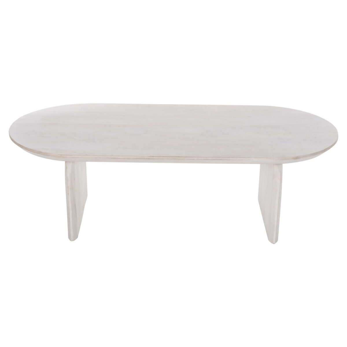 ΤΡΑΠΕΖΙ ΣΑΛΟΝΙΟΥ ΟΒΑΛ HONKY HM9710 ΜΑΣΙΦ ΞΥΛΟ MANGO- ΛΕΥΚΟ 130x60x40Υεκ. - Image 5