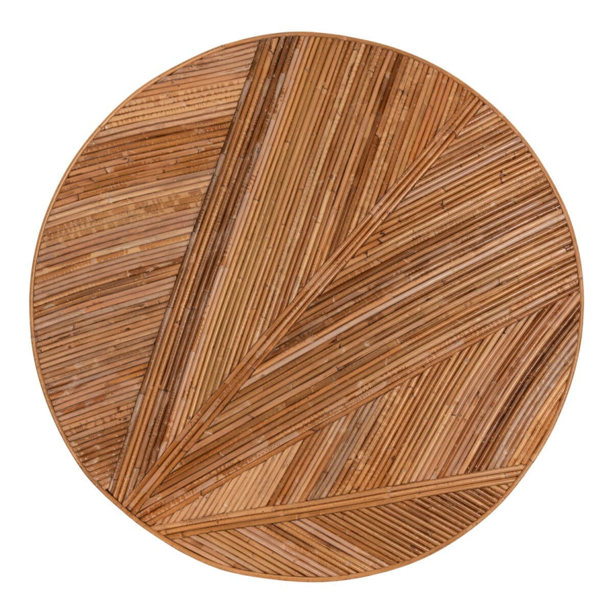 ΤΡΑΠΕΖΙ ΣΑΛΟΝΙΟΥ GATSBY ΣΤΡΟΓΓΥΛΟ HM9651 RATTAN ΧΡΩΜΑ ΦΥΣΙΚΟ Φ100x50Y εκ. - Image 4