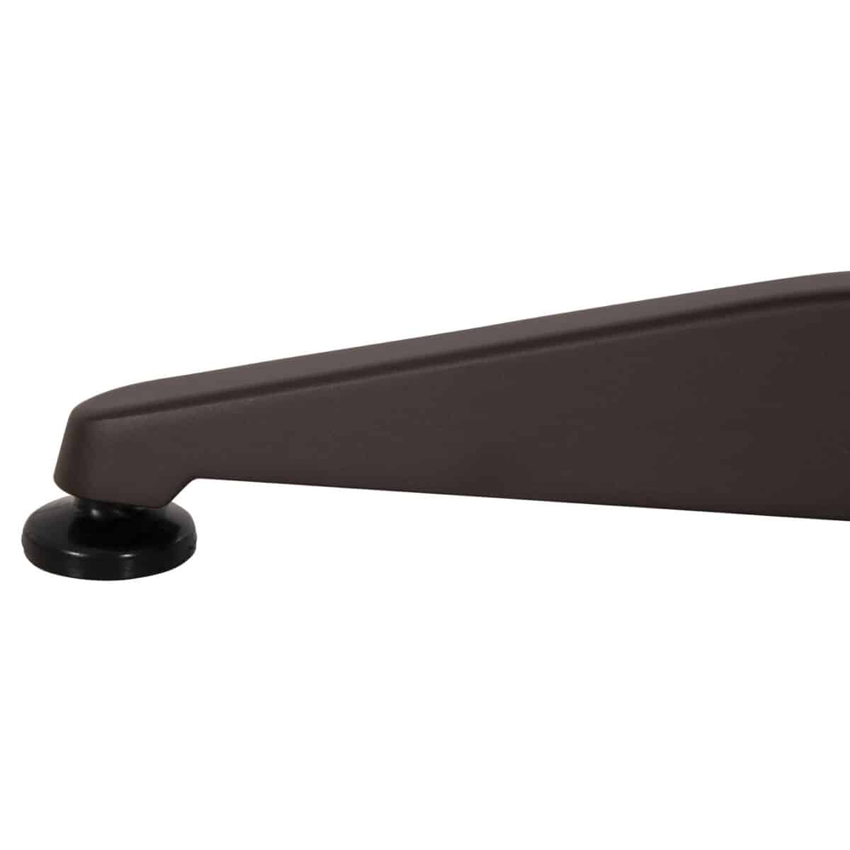 ΤΡΑΠΕΖΙ ΣΤΡΟΓΓΥΛΟ GOSS HM5974.02 ΑΛΟΥΜΙΝΙΟ ΚΑΦΕ Φ60x70Υεκ. - Image 7