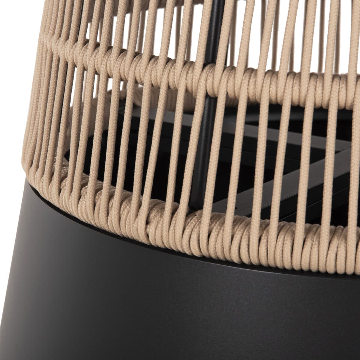 ΤΡΑΠΕΖΙ ΣΤΡΟΓΓΥΛΟ SAEID HM6106.01 ΑΝΘΡΑΚΙ ΑΛΟΥΜΙΝΙΟ-ΜΠΕΖ ΣΧΟΙΝΙ Φ120x75Υεκ. - Image 6