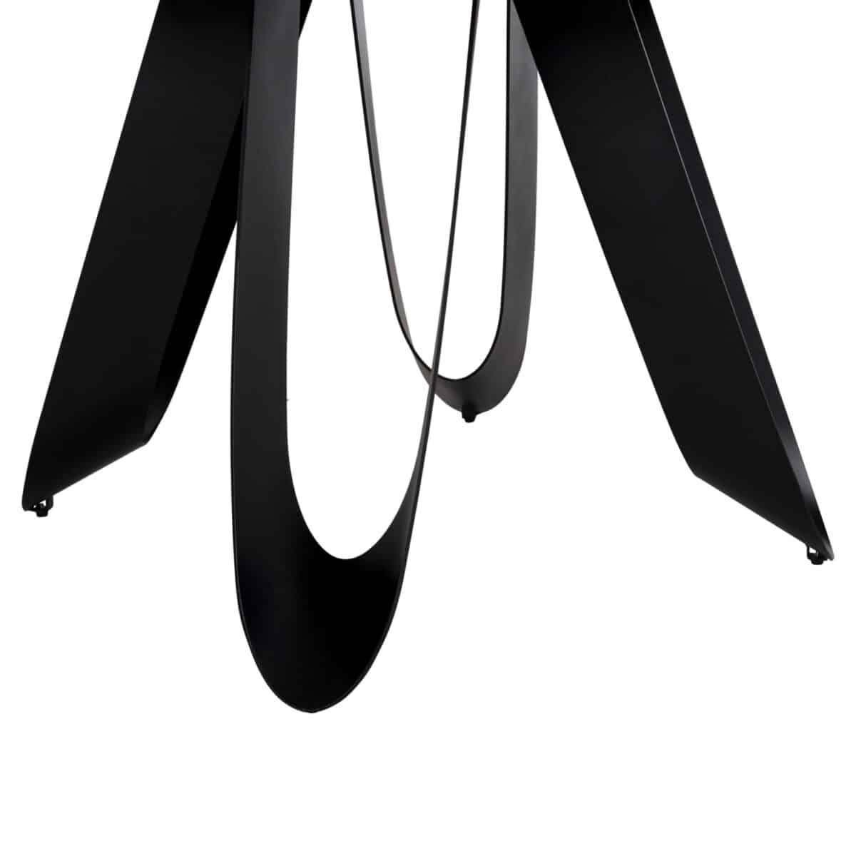 trapezi-stroggylo-fb9985203-gkri-marmaro-4 ΤΡΑΠΕΖΙ ΣΤΡΟΓΓΥΛΟ ZOD HM9852.03 ΠΡΑΣΙΝΟ ΜΑΡΜΑΡΟ ΚΕΡΑΜΙΚΟ TOP-ΜΑΥΡΑ ΜΕΤΑΛ.ΠΟΔΙΑ Φ135x74Υεκ - Image 5