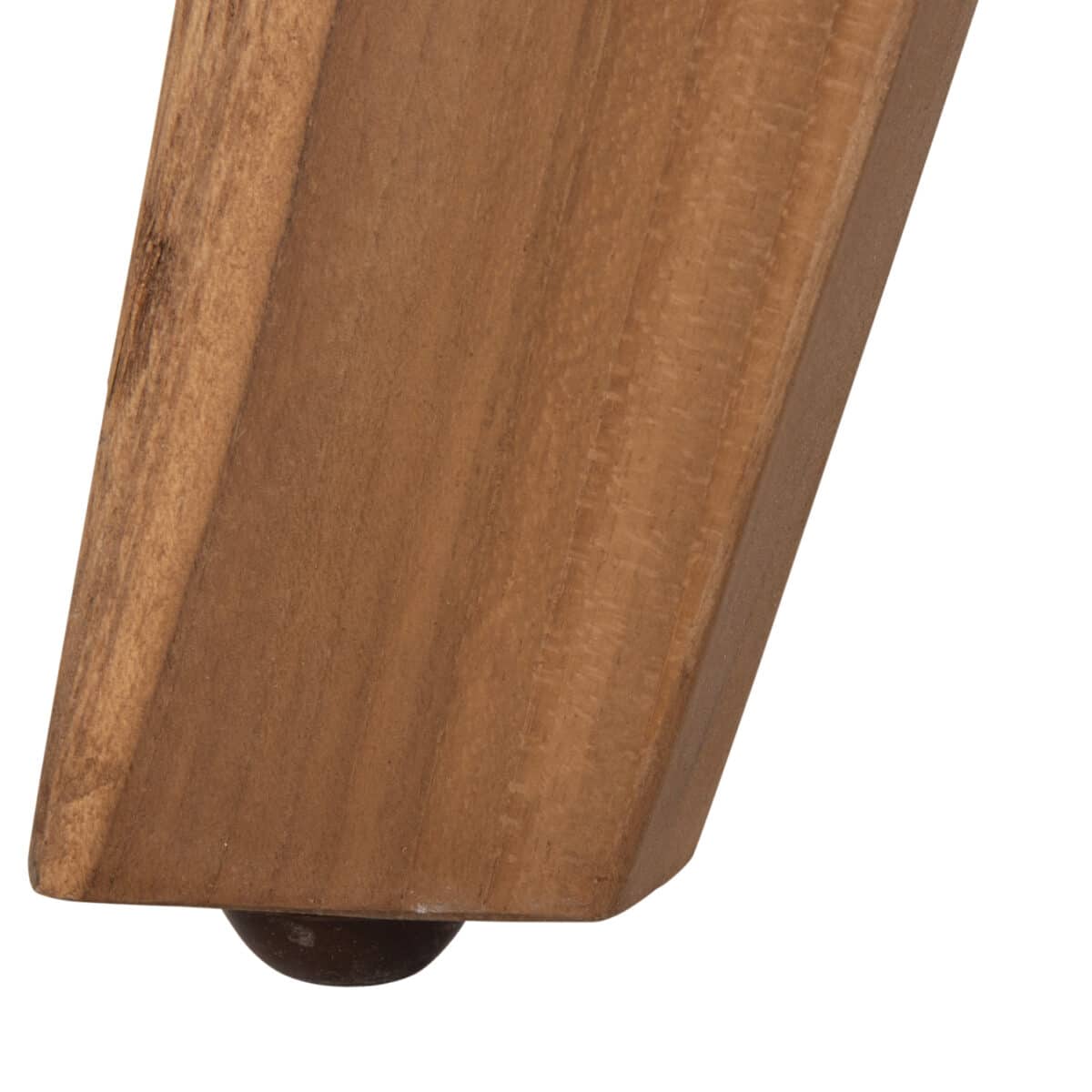 ΤΡΑΠΕΖΙ ΣΤΡΟΓΓΥΛΟ LEO HM9859.11 ΜΑΣΙΦ ΞΥΛΟ ΤΕΑΚ ΣΕ ΦΥΣΙΚΟ Φ60x75Υεκ. - Image 7