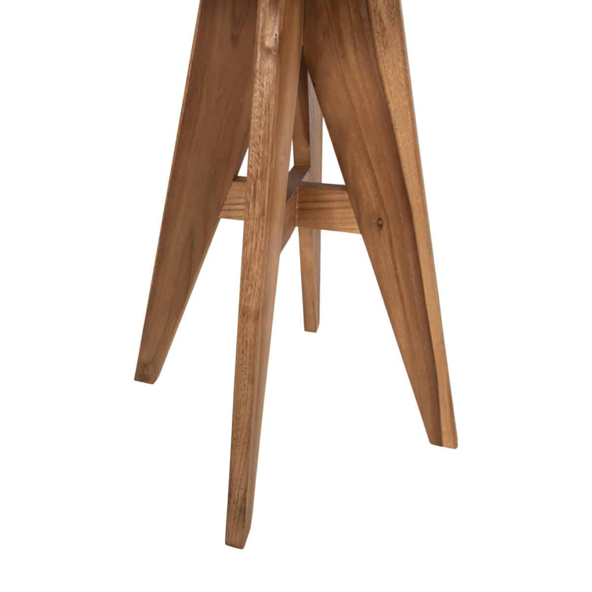 ΤΡΑΠΕΖΙ ΤΕΤΡΑΓΩΝΟ LEO HM9860.11 ΜΑΣΙΦ ΞΥΛΟ ΤΕΑΚ 60x60x75Υεκ. - Image 7