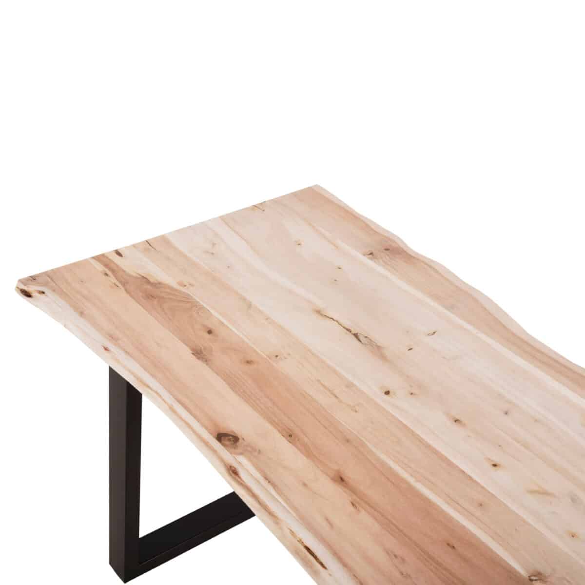 ΤΡΑΠΕΖΙ ΤΡΑΠΕΖΑΡΙΑΣ MONTANA SLIM HM8163.21 ΞΥΛΟ ΑΚΑΚΙΑΣ ΣΕ ΑΝΟΙΧΤΟ ΦΥΣΙΚΟ 140x80x77Υεκ - Image 5