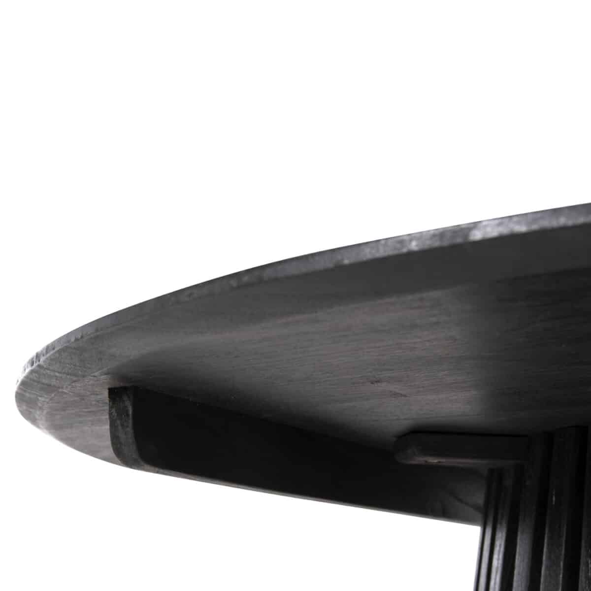 ΤΡΑΠΕΖΙ ΤΡΑΠΕΖΑΡΙΑΣ FRANTZ HM9388.12 ΜΑΣΙΦ MINDI ΞΥΛΟ ΣΕ ΜΑΥΡΟ Φ120X76,5Υεκ. - Image 5