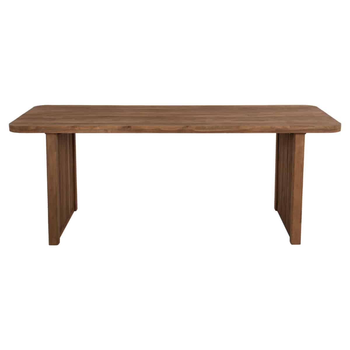 ΤΡΑΠΕΖΙ ΤΡΑΠΕΖΑΡΙΑΣ BONTANG HM9641 ΑΝΑΚΥΚΛΩΜΕΝΟ ΤΕΑΚ-ΦΥΣΙΚΟ ΡΟΥΣΤΙΚ  200x90x76Υεκ. - Image 3