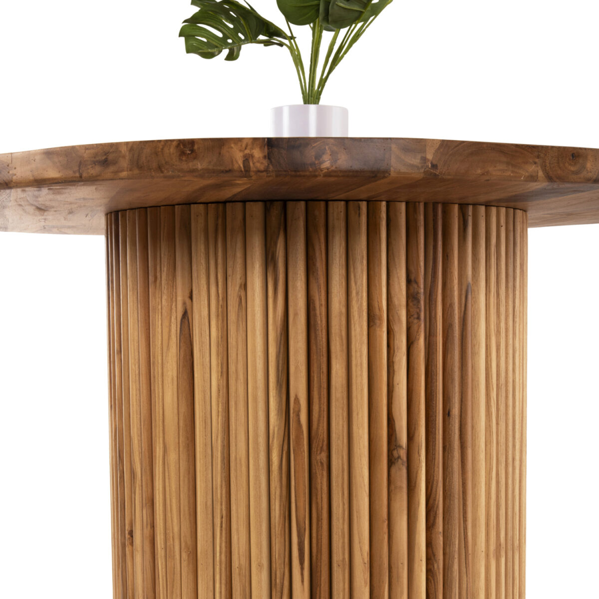 ΤΡΑΠΕΖΙ ΤΡΑΠΕΖΑΡΙΑΣ DREMA1 HM9895 ΜΑΣΙΦ ΞΥΛΟ ΤΕΑΚ Φ100X80Yεκ-3εκ.ΕΠΙΦΑΝΕΙΑ - Image 6