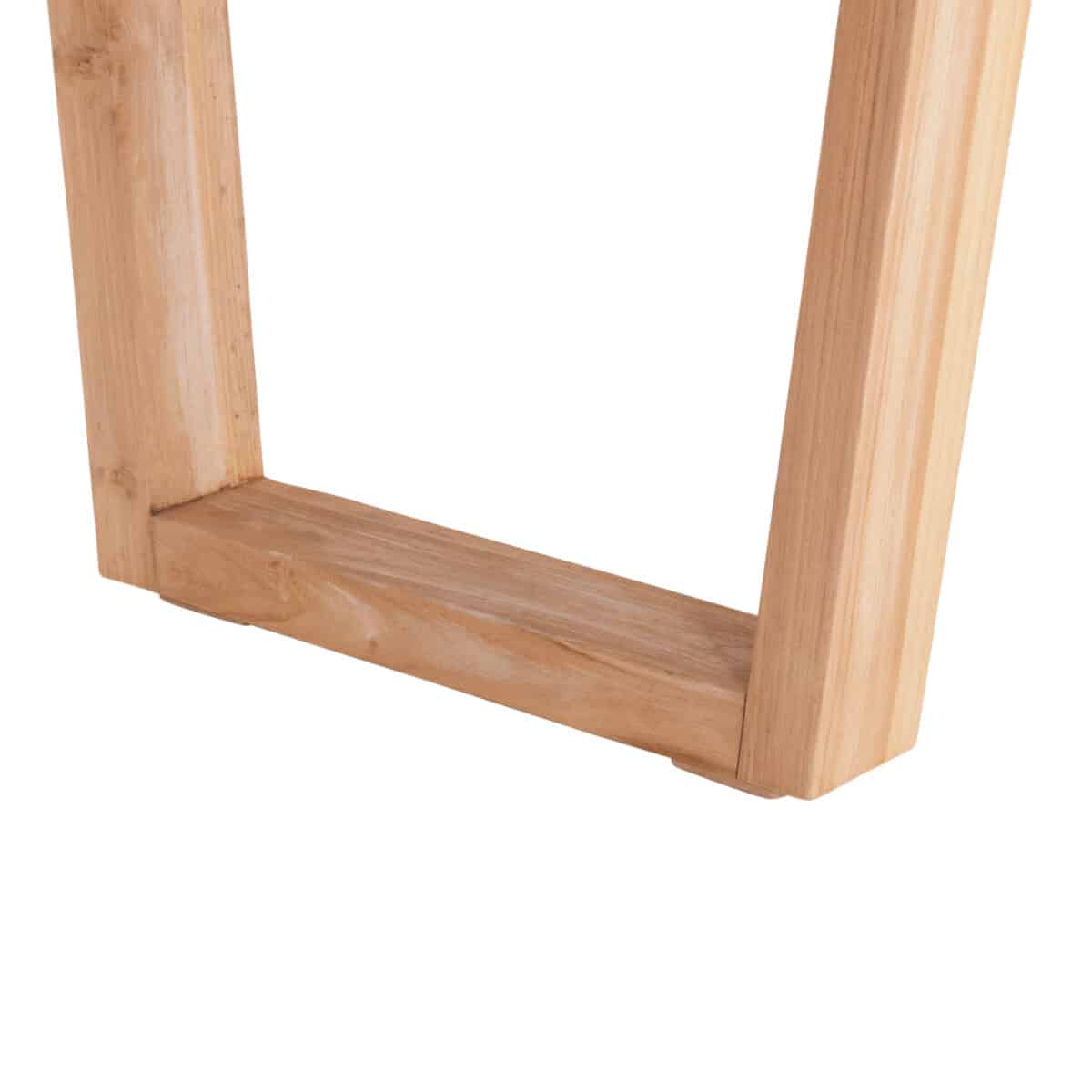 ΤΡΑΠΕΖΙ ΤΡΑΠΕΖΑΡΙΑΣ LEOPOLD HM9933.02 ΜΑΣΙΦ ΞΥΛΟ ΤΕΑΚ-ΑΝΟΙΧΤΟ ΦΥΣΙΚΟ 200,5x107x76Yεκ - Image 7