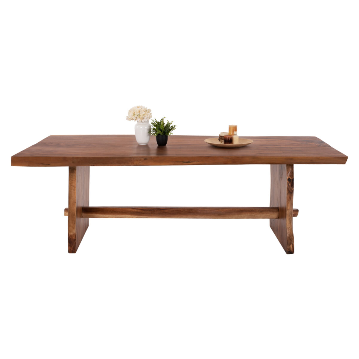 ΤΡΑΠΕΖΙ ΤΡΑΠΕΖΑΡΙΑΣ EGON ΜΑΣΙΦ ΞΥΛΟ SUAR ΠΑΧΟΥΣ 6.5εκ.HM9489 240x120x77Yεκ. - Image 3