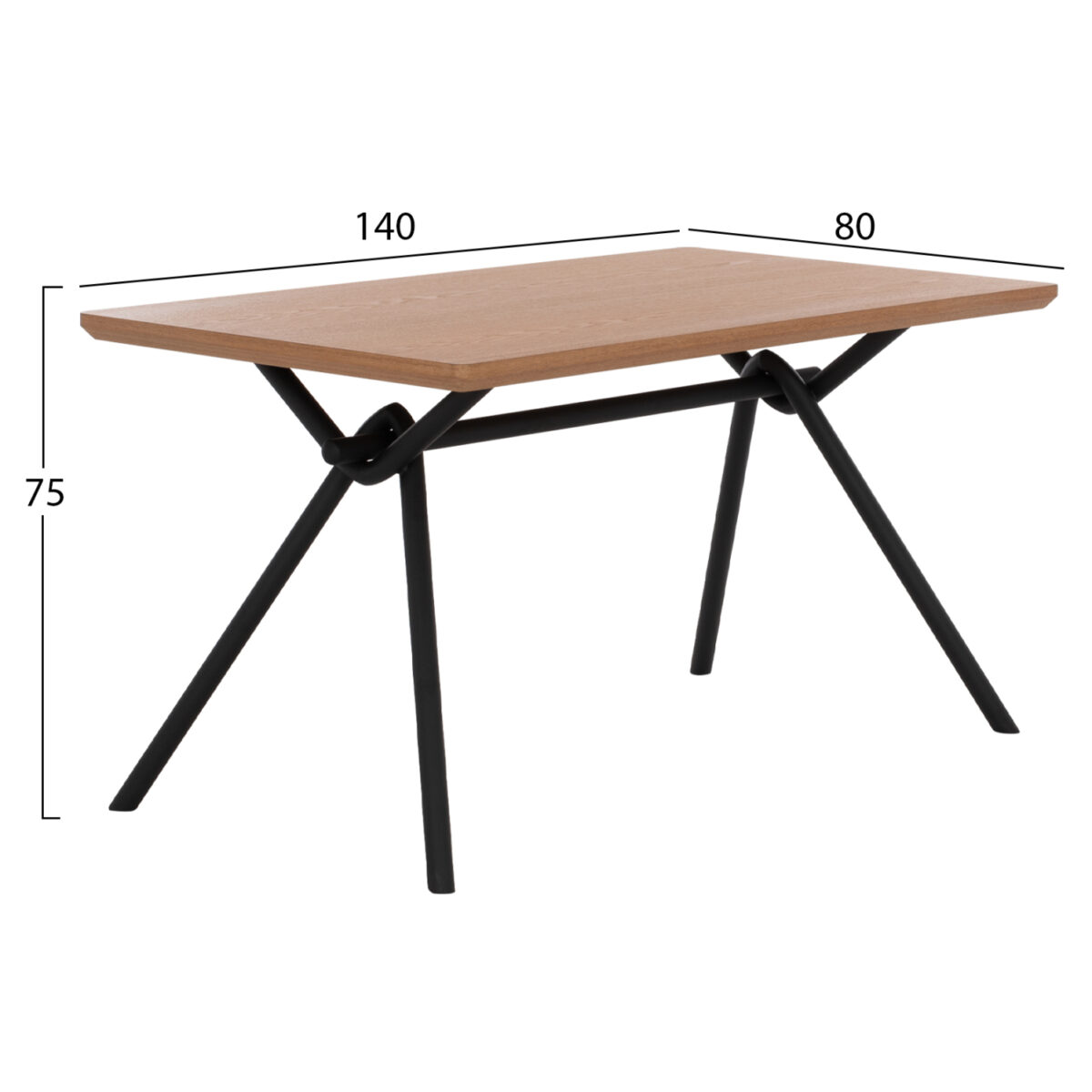 trapezi-trapezarias-me-kaplama-dryos-se-1 ΤΡΑΠΕΖΙ ΤΡΑΠΕΖΑΡΙΑΣ MANDY HM9302.01 ΜΕ ΚΑΠΛΑΜΑ ΔΡΥΟΣ ΣΕ ΣΤΥΛ ΡΟΥΣΤΙΚ 140x80x75Υ εκ. - Image 2