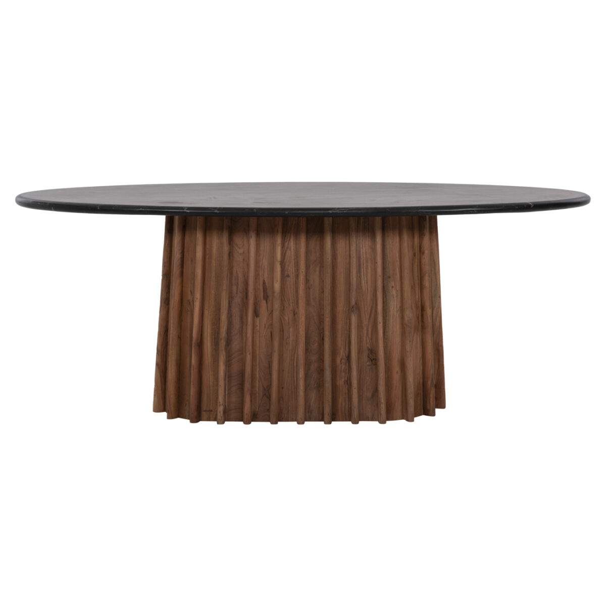 trapezi-trapezarias-obal-fb99689-masif-a-2 ΤΡΑΠΕΖΙ ΤΡΑΠΕΖΑΡΙΑΣ ΟΒΑΛ DRAXX HM9689 ΜΑΣΙΦ ΑΚΑΚΙΑ-ΜΑΥΡΟ ΜΑΡΜΑΡΟ 200x100x76Υεκ. - Image 3