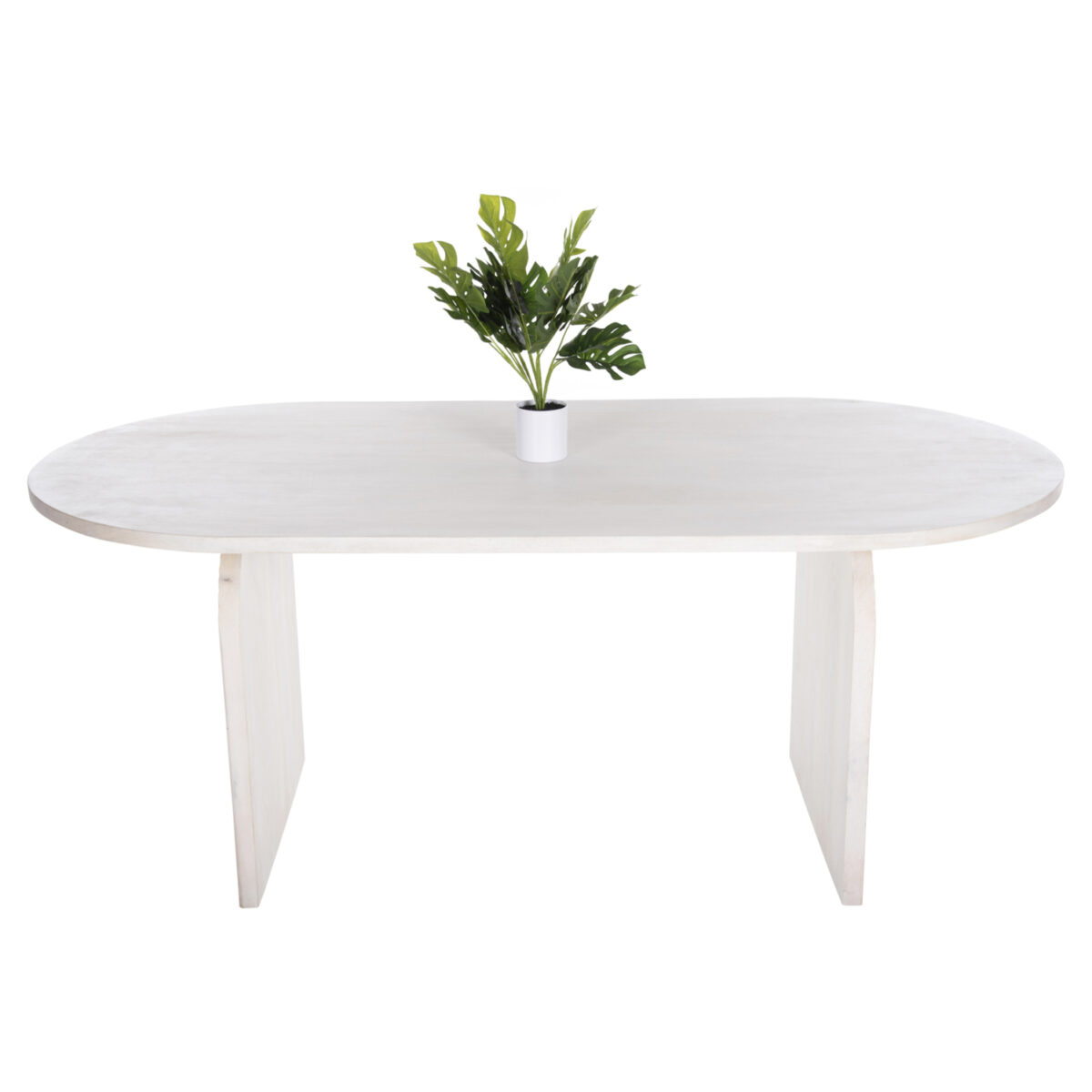 trapezi-trapezarias-obal-fb99690-masif-x-2 ΤΡΑΠΕΖΙ ΤΡΑΠΕΖΑΡΙΑΣ ΟΒΑΛ ΗΟΝΚΥ HM9690 ΜΑΣΙΦ ΞΥΛΟ MANGO ΣΕ ΛΕΥΚΟ 180,5x90,5x76Υεκ. - Image 3