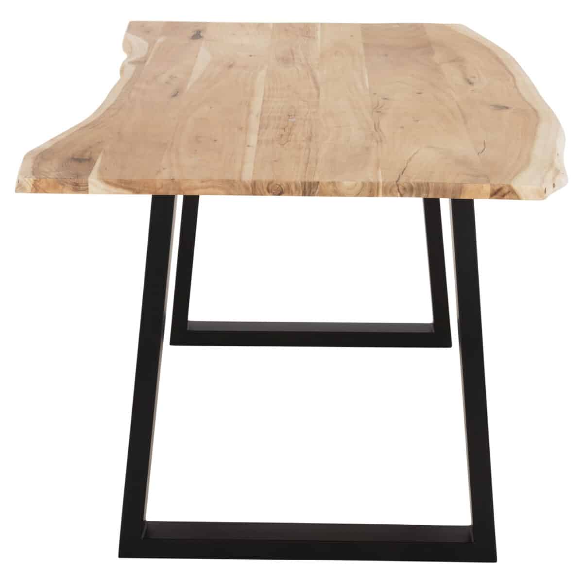 ΤΡΑΠΕΖΙ ΤΡΑΠΕΖΑΡΙΑΣ SOFIA SLIM HM8500.21 ΜΑΣΙΦ ΞΥΛΟ ΑΚΑΚΙΑΣ 160x92x78Υεκ. - Image 4