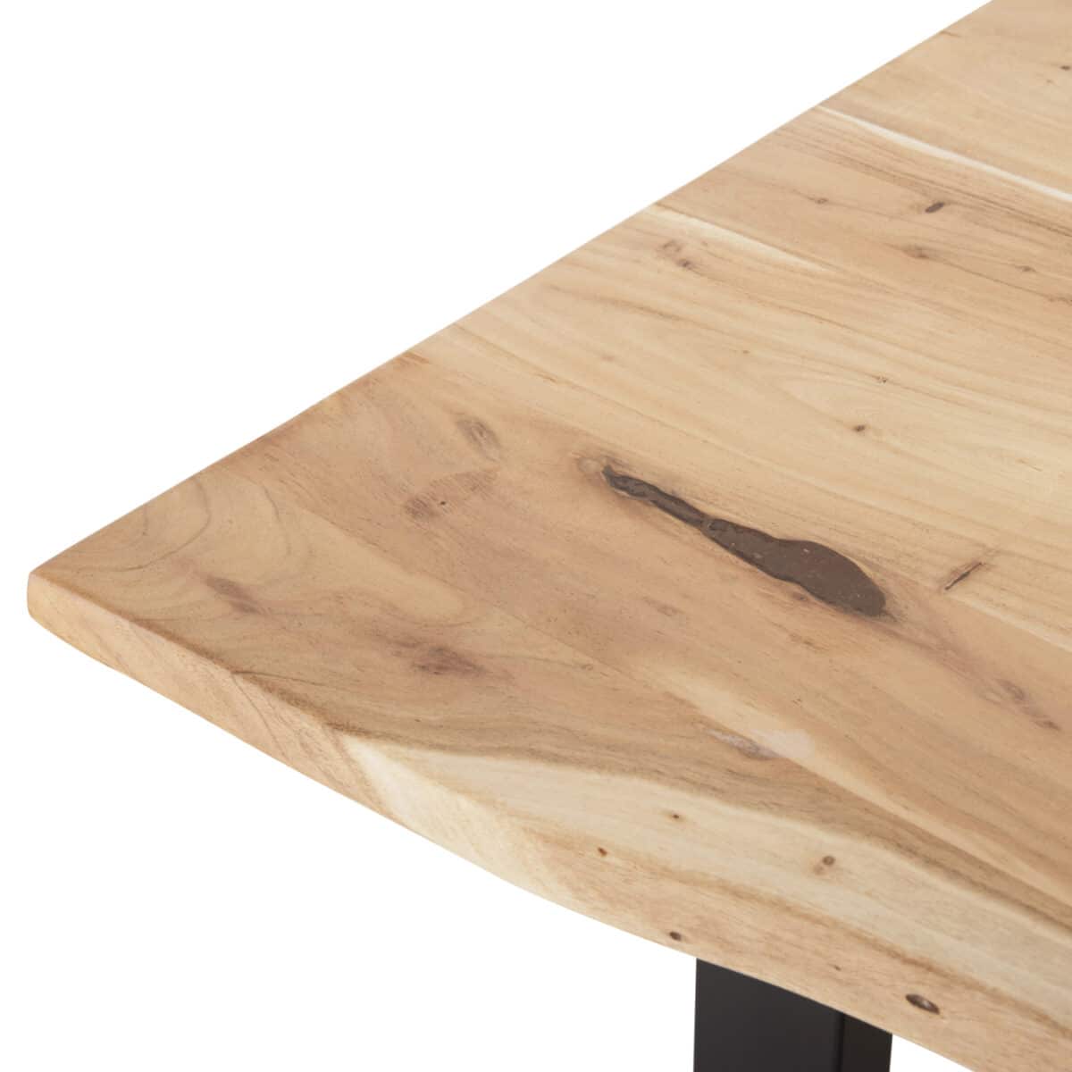 ΤΡΑΠΕΖΙ ΤΡΑΠΕΖΑΡΙΑΣ SOFIA SLIM HM8500.21 ΜΑΣΙΦ ΞΥΛΟ ΑΚΑΚΙΑΣ 160x92x78Υεκ. - Image 6