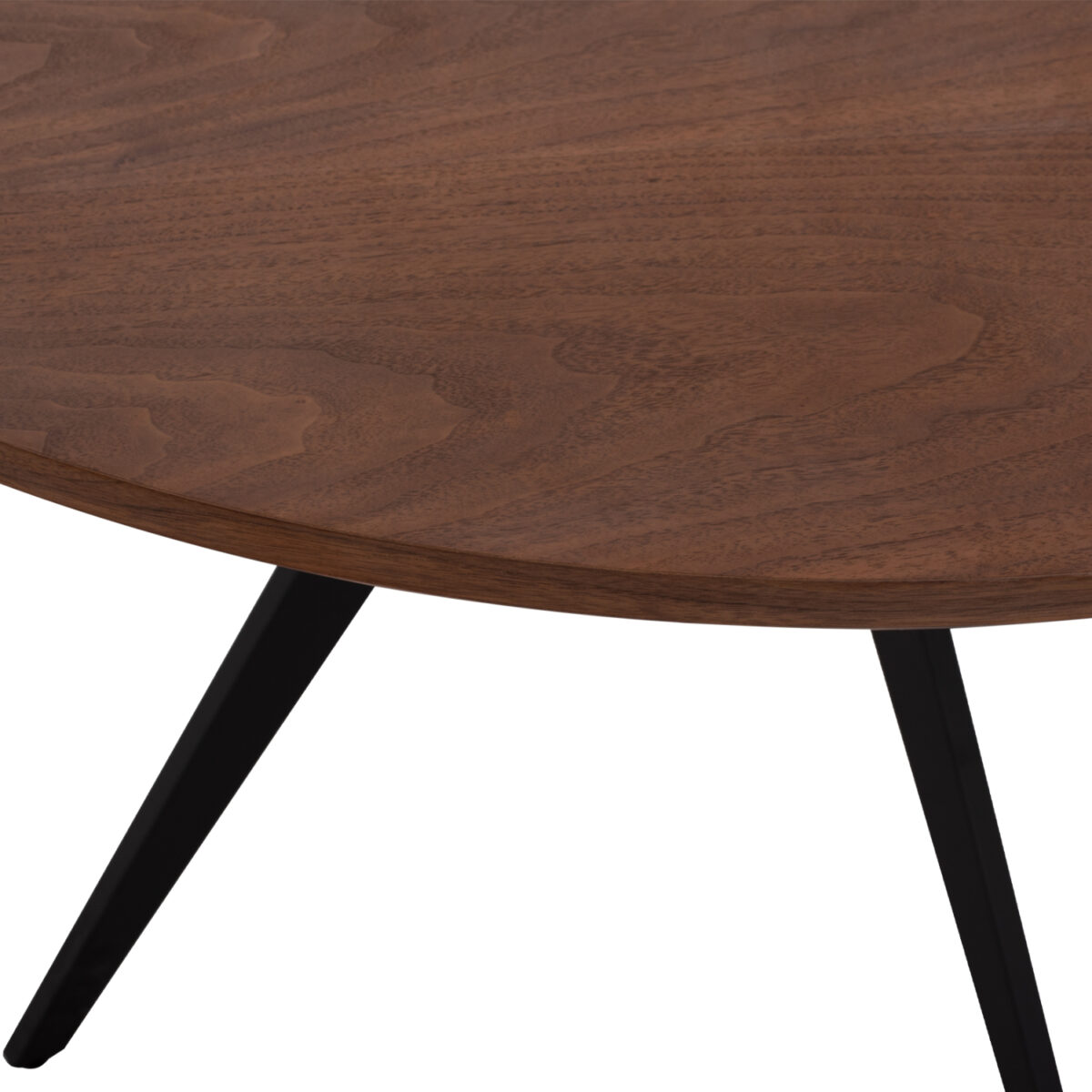 ΤΡΑΠΕΖΙ ΤΡΑΠΕΖΑΡΙΑΣ ΣΤΡΟΓΓΥΛΟ ΜΕ ΚΑΠΛΑΜΑ ΚΑΡΥΔΙΑΣ ΡΟΥΣΤΙΚ ΣΤΥΛ Φ120x75Υεκ.HM9307.02 - Image 4