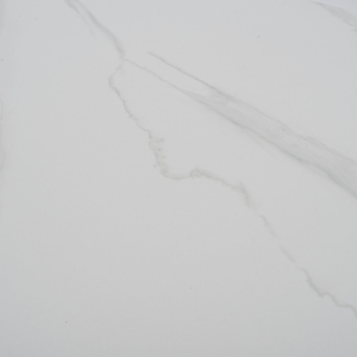 ΤΡΑΠΕΖΙ ΤΡΑΠΕΖΑΡΙΑΣ ΣΤΡΟΓΓΥΛΟ SYNTEC HM9309.02 SINTERED STONE ΛΕΥΚΟ ΜΕΤΑΛ.ΠΟΔΙΑ Φ115x75Y εκ. - Image 6