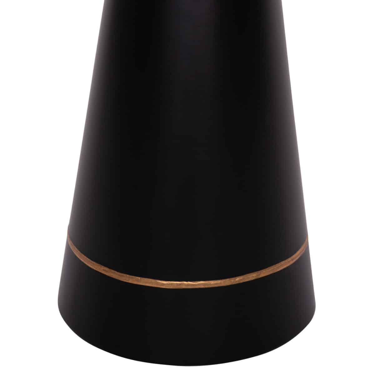 ΤΡΑΠΕΖΙA ΣΑΛΟΝΙΟΥ 2ΤΜΧ BALLI HM9996 ΣΤΡΟΓΓΥΛΑ ΜΕΤΑΛΛΙΚΑ ΜΑΥΡΑ Φ50 & Φ40 εκ. - Image 7