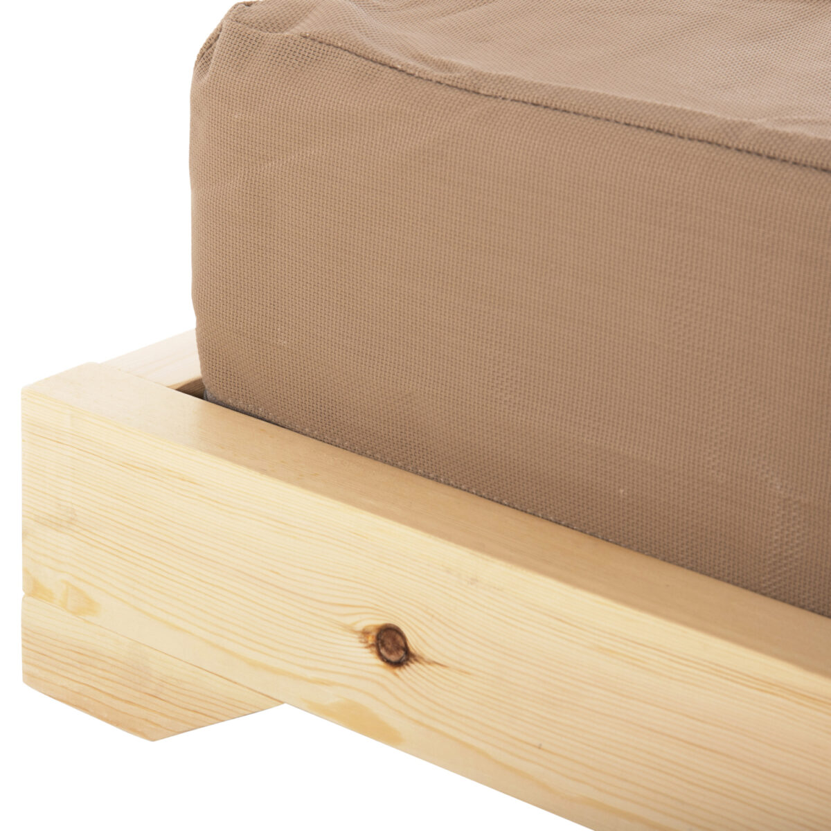 ΞΑΠΛΩΣΤΡΑ IKARIA ΜΕ ΠΟΔΙ HM10623.04 ΠΕΥΚΟ ΣΕ ΦΥΣΙΚΟ-ΜΟΚΑ TEXTILEΝΕ-ΜΑΞΙΛΑΡΙ 20εκ. - Image 9