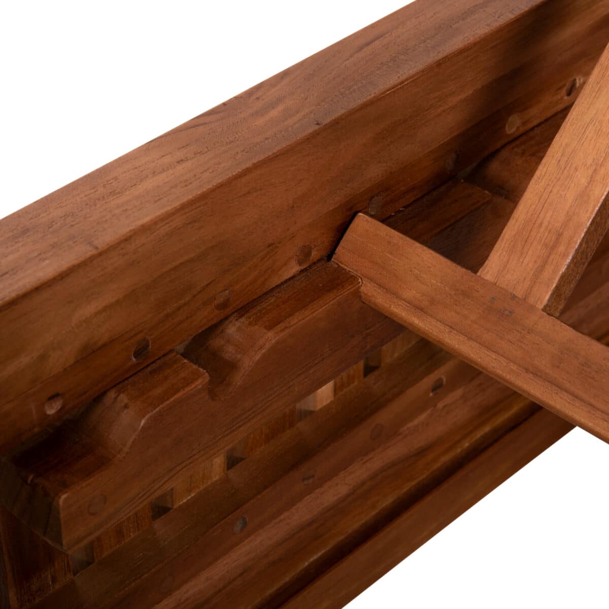 ΞΑΠΛΩΣΤΡΑ ΧΩΡΙΣ ΜΑΞΙΛΑΡΙΑ VERNON HM6331 ΞΥΛΟ ΤΕΑΚ ΣΕ ΦΥΣΙΚΟ 200x80x25Υεκ. - Image 8