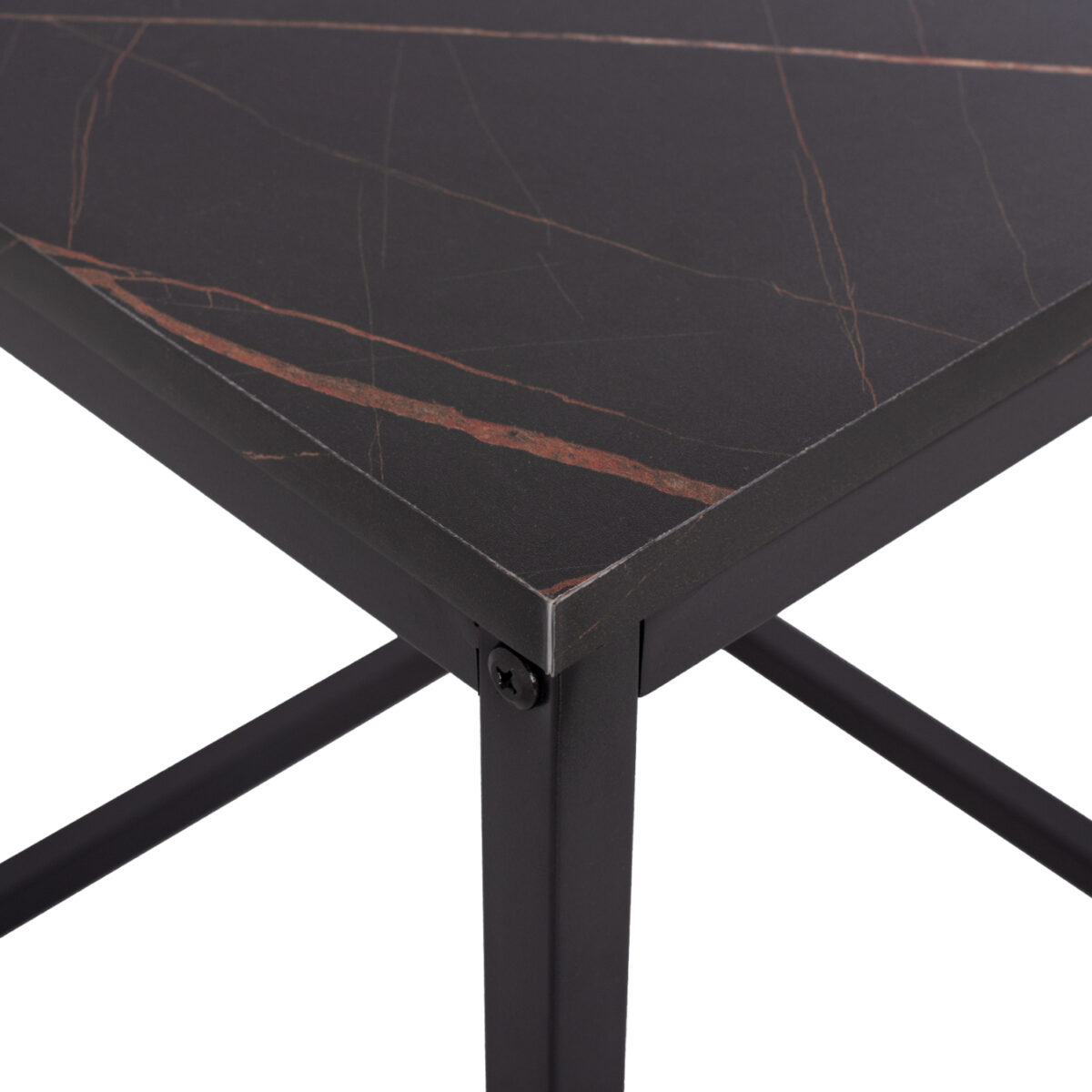 ΖΙΓΚΟΝ GRELAY 2 ΤΕΜ MDF ΟΨΗ ΜΑΡΜΑΡΟΥ & ΜΕΤΑΛΛΟ HM8762.13 45Χ45Χ50εκ. & 37Χ37Χ43 εκ. - Image 7