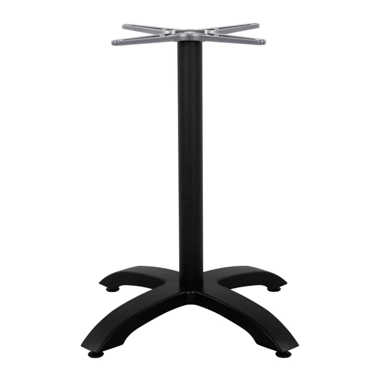 ΒΑΣΗ ΑΛΟΥΜΙΝΙΟΥ HM460.01 ΜΑΥΡΟ ΜΑΤ 66Χ66Χ72Υεκ. ΜΕ ΣΤΑΥΡΟ 48Χ48εκ. - Image 3