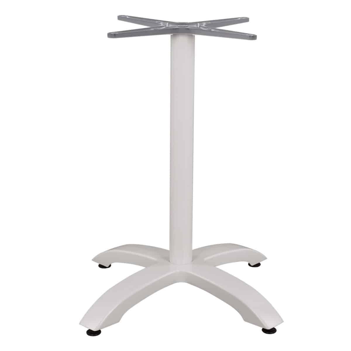 ΒΑΣΗ ΑΛΟΥΜΙΝΙΟΥ HM460.02 ΛΕΥΚΗ ΜΑΤ 66Χ66Χ72Υεκ. ΜΕ ΣΤΑΥΡΟ 48Χ48εκ. - Image 3