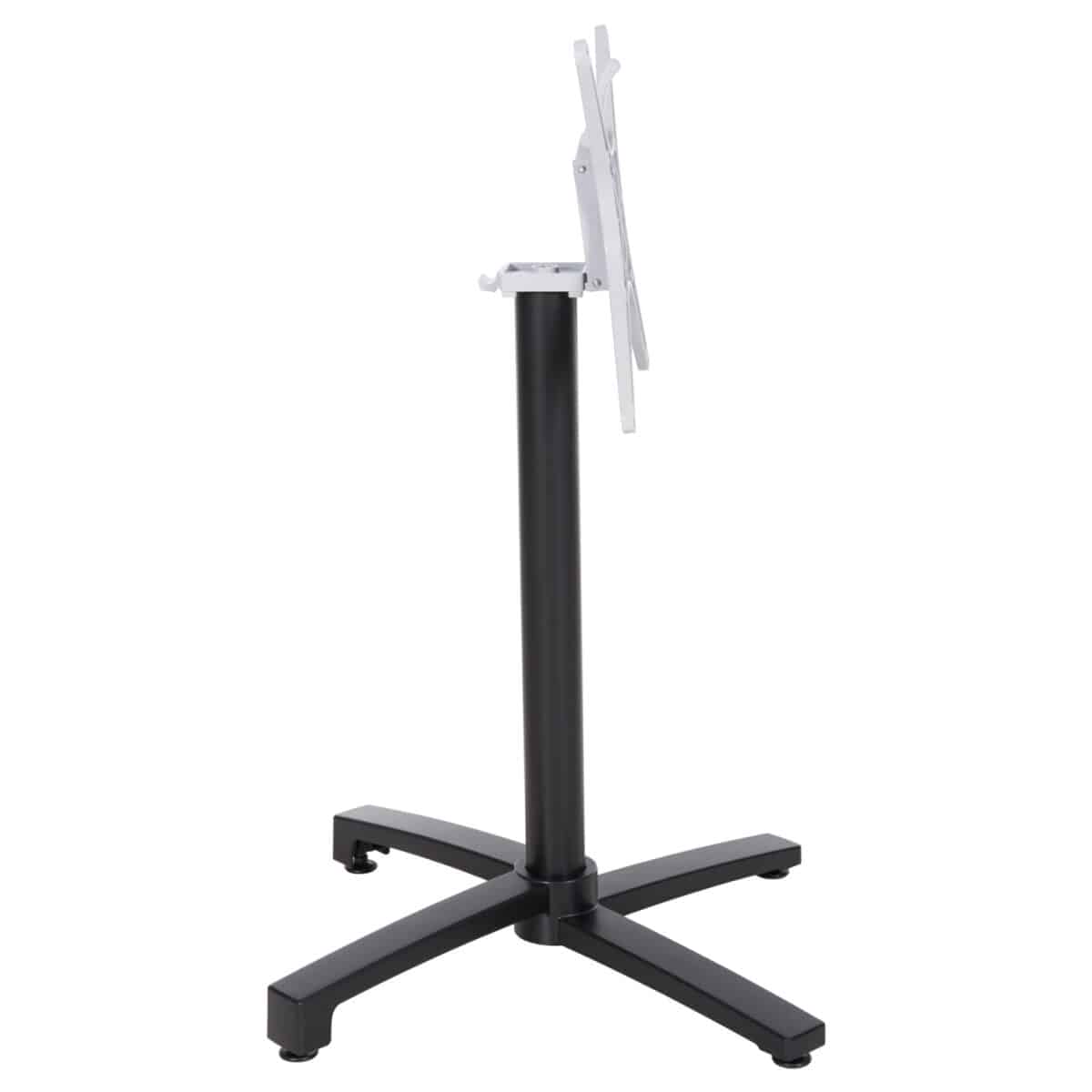 ΒΑΣΗ ΑΛΟΥΜΙΝΙΟΥ ΠΤΥΣΣΟΜΕΝΗ HM459.01 ΜΑΥΡΟ ΜΑΤ 69Χ69Χ73Υεκ. ΜΕ ΣΤΑΥΡΟ 48Χ48εκ. - Image 4