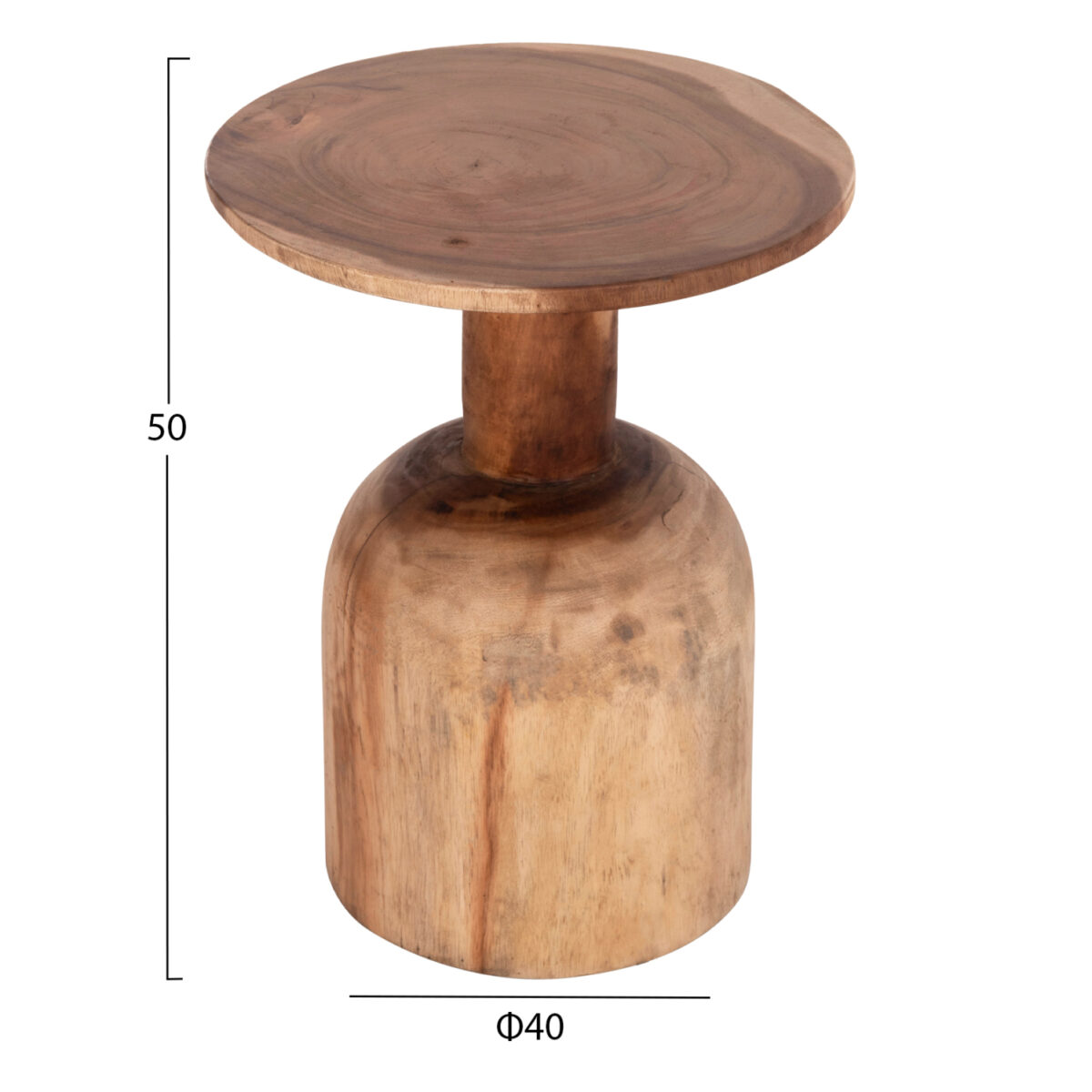 boithitiko-trapezaki-fb9989111-xylo-suar-1 ΒΟΗΘΗΤΙΚΟ ΤΡΑΠΕΖΑΚΙ PUMBE HM9891.11 ΞΥΛΟ SUAR ΣΕ ΦΥΣΙΚΟ ΧΡΩΜΑ Φ40x50Υεκ - Image 2