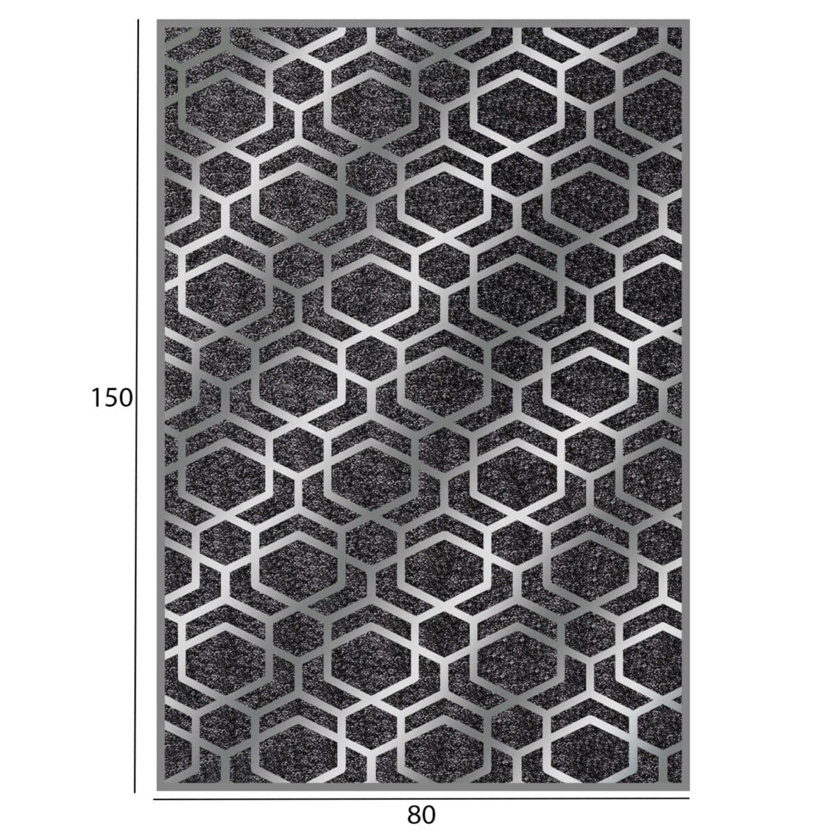 ΧΑΛΙ ΣΑΛΟΝΙΟΥ ΜΕ ΚΡΟΣΙΑ JOSIANE ΓΚΡΙ HM7676.31 80X150εκ. - Image 2