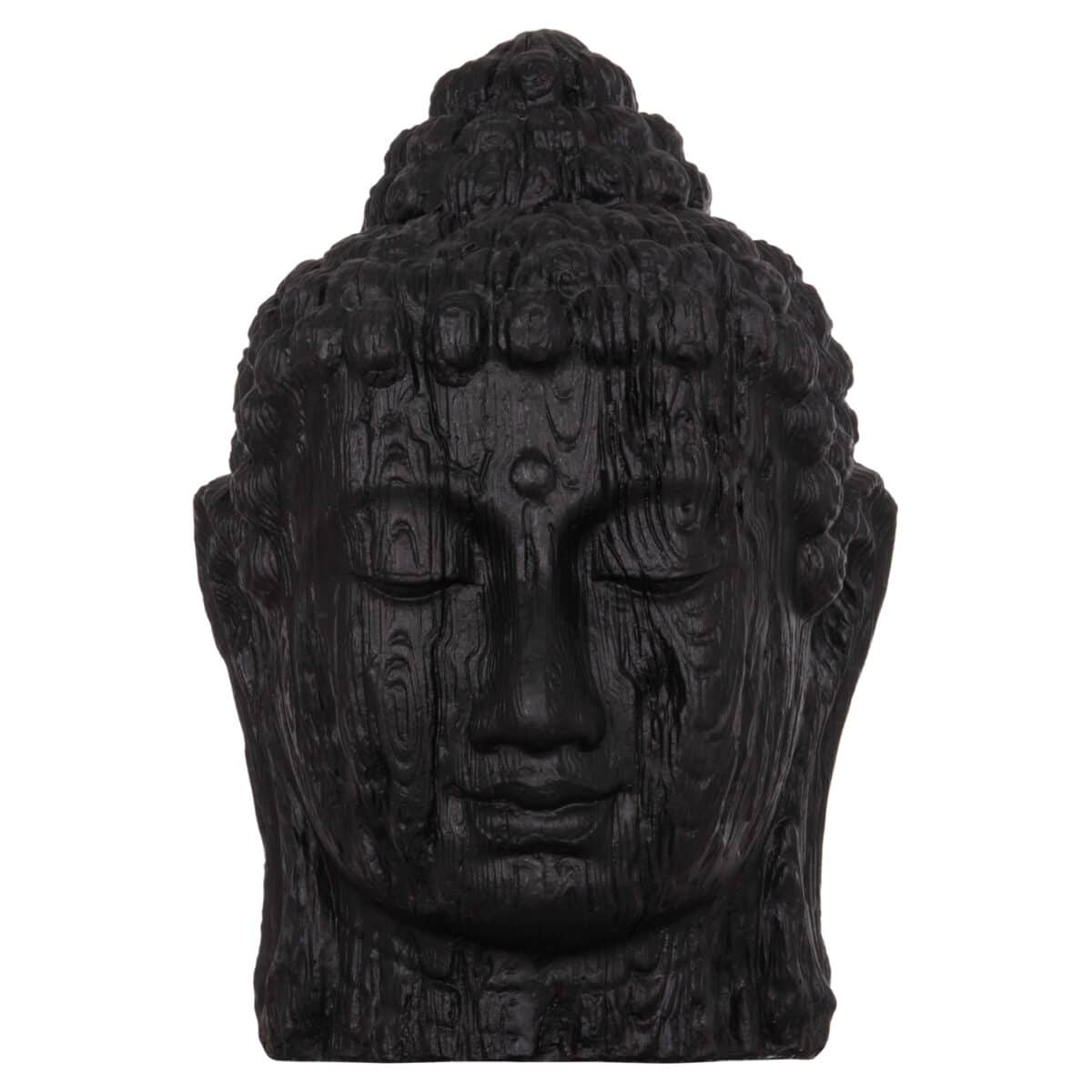 ΔΙΑΚΟΣΜΗΤΙΚΟ ΔΑΠΕΔΟΥ XXL ΚΕΦΑΛΙ ΒΟΥΔΑ HM4385.01 ΓΥΨΟΣ ΣΕ ΜΑΥΡΟ 90x90x100Υεκ. - Image 3