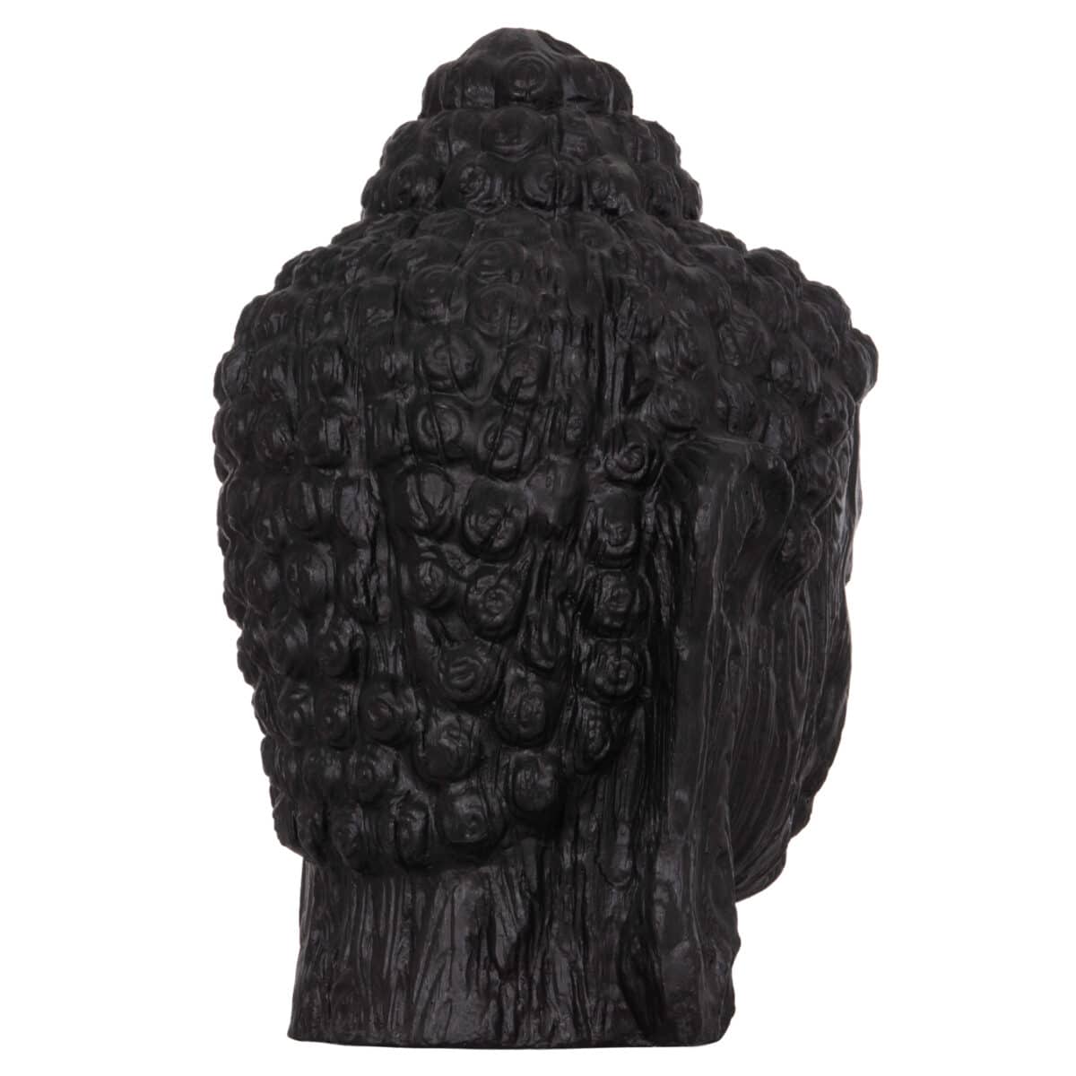 ΔΙΑΚΟΣΜΗΤΙΚΟ ΔΑΠΕΔΟΥ XXL ΚΕΦΑΛΙ ΒΟΥΔΑ HM4385.01 ΓΥΨΟΣ ΣΕ ΜΑΥΡΟ 90x90x100Υεκ. - Image 5