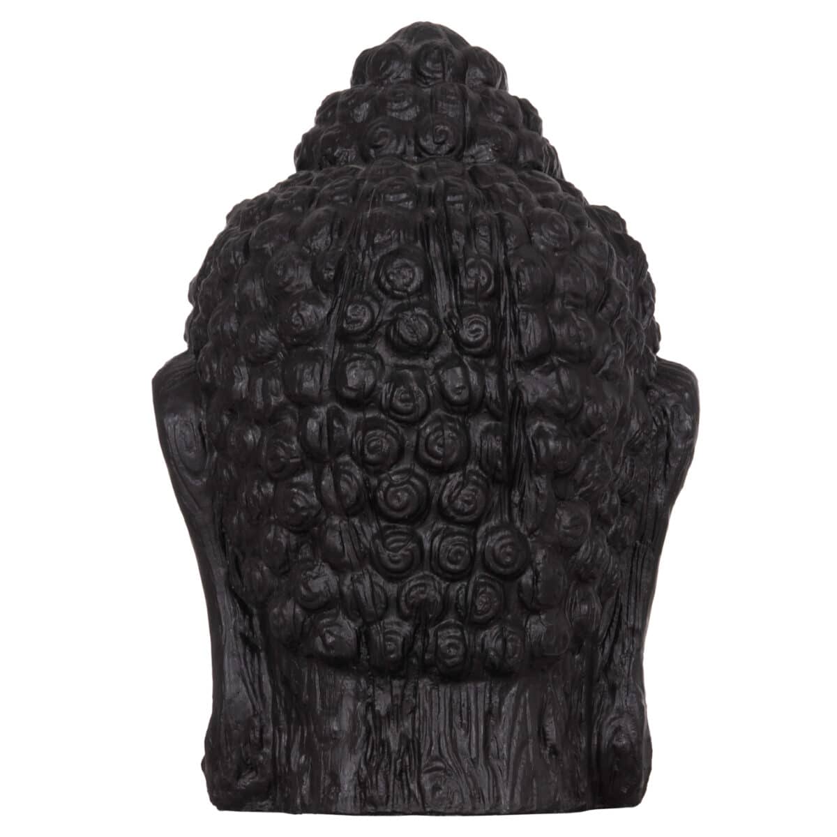 ΔΙΑΚΟΣΜΗΤΙΚΟ ΔΑΠΕΔΟΥ XXL ΚΕΦΑΛΙ ΒΟΥΔΑ HM4385.01 ΓΥΨΟΣ ΣΕ ΜΑΥΡΟ 90x90x100Υεκ. - Image 6