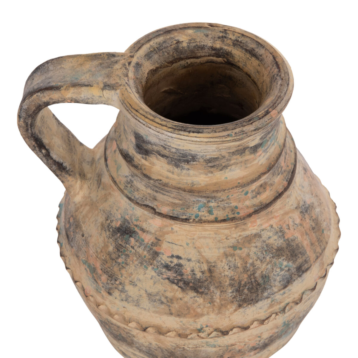 ΔΙΑΚΟΣΜΗΤΙΚΟ ΕΠΙΤΡΑΠΕΖΙΟ ΒΑΖΟ VERMO HM4397 ΤΕΡΑΚΟΤΑ ΣΕ ΚΡΕΜ Φ20x20.5Υεκ. - Image 9