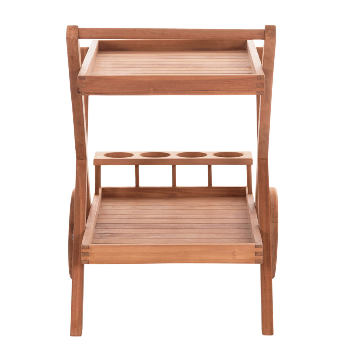 ΔΙΣΚΟΣ ΣΕΡΒΙΡΙΣΜΑΤΟΣ ΣΕ ΤΡΟΛΕΥ ALFRED HM4579 ΞΥΛΟ TEAK--ΦΥΣΙΚΟ 86x56x80Υεκ. - Image 4