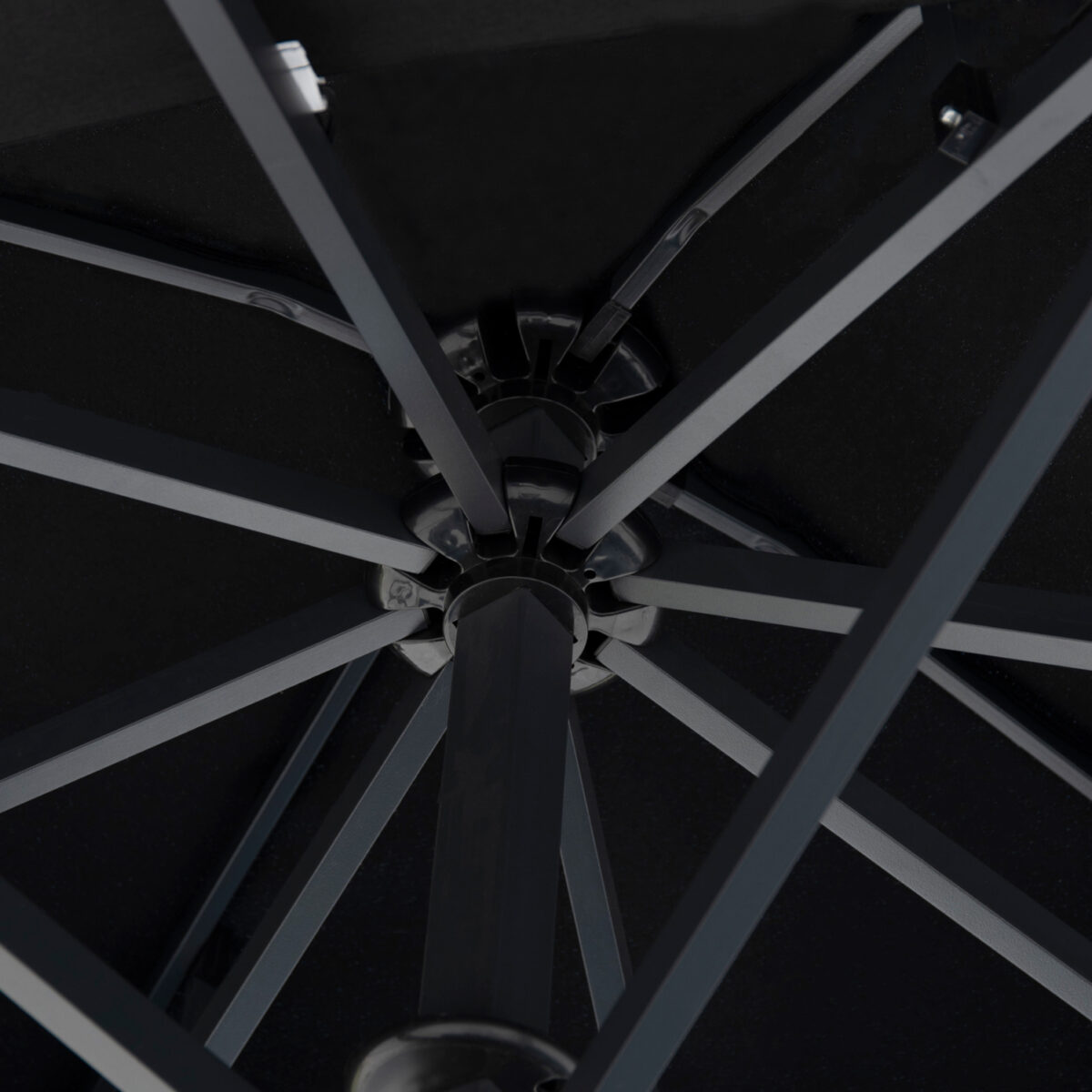 ΕΠΑΓΓΕΛΜΑΤΙΚΗ ΟΜΠΡΕΛΑ ALU ΤΗΛΕΣΚΟΠΙΚΗ HM6031.03 4x4x2,95-4Μ ΜΕ ΜΑΥΡΟ ΑΚΡΥΛΙΚΟ ΠΑΝΙ - Image 9