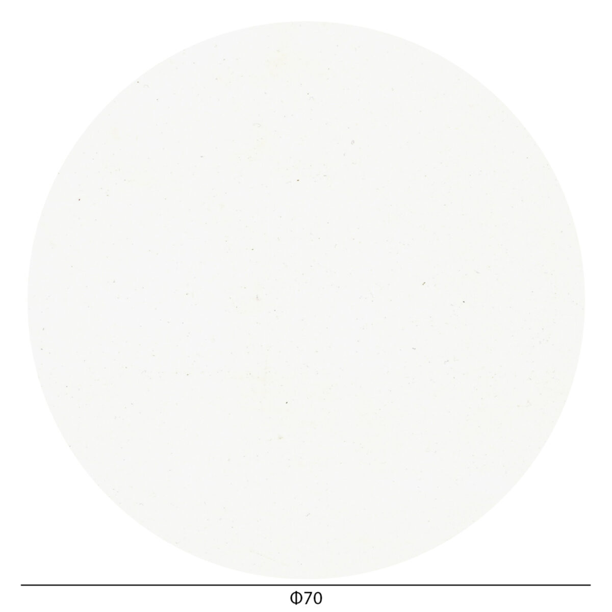 ΕΠΙΦΑΝΕΙΑ ΤΡΑΠΕΖΙΟΥ HPL ΣΤΡΟΓΓΥΛΗ HM5842.22 ΛΕΥΚΗ Φ70εκ. - Image 2