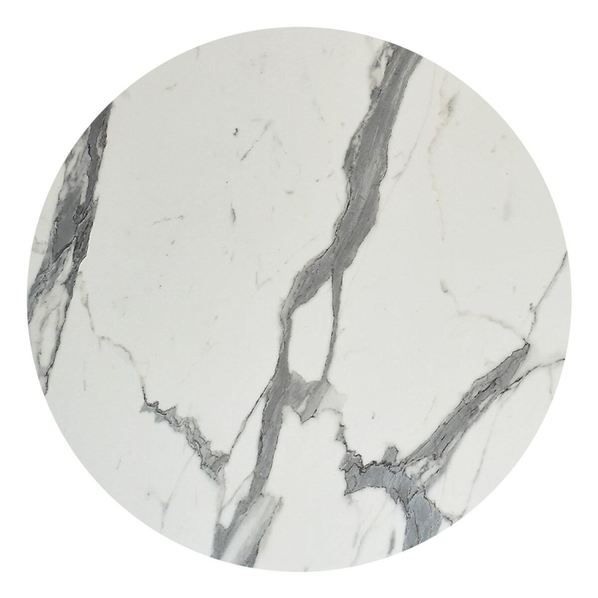 ΕΠΙΦΑΝΕΙΑ ΤΡΑΠΕΖΙΟΥ HPL ΣΤΡΟΓΓΥΛΗ HM5842.31 ΛΕΥΚΟ ΜΑΡΜΑΡΟ Φ70εκ.