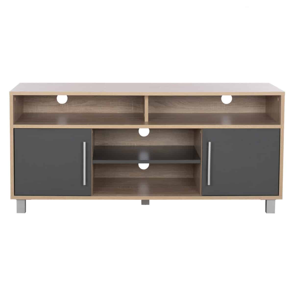 ΕΠΙΠΛΟ ΤΗΛΕΟΡΑΣΗΣ DANNA ΜΕΛΑΜΙΝΗΣ HM2202.04 SONAMA-ΓΚΡΙ 120x40x55 εκ. - Image 4