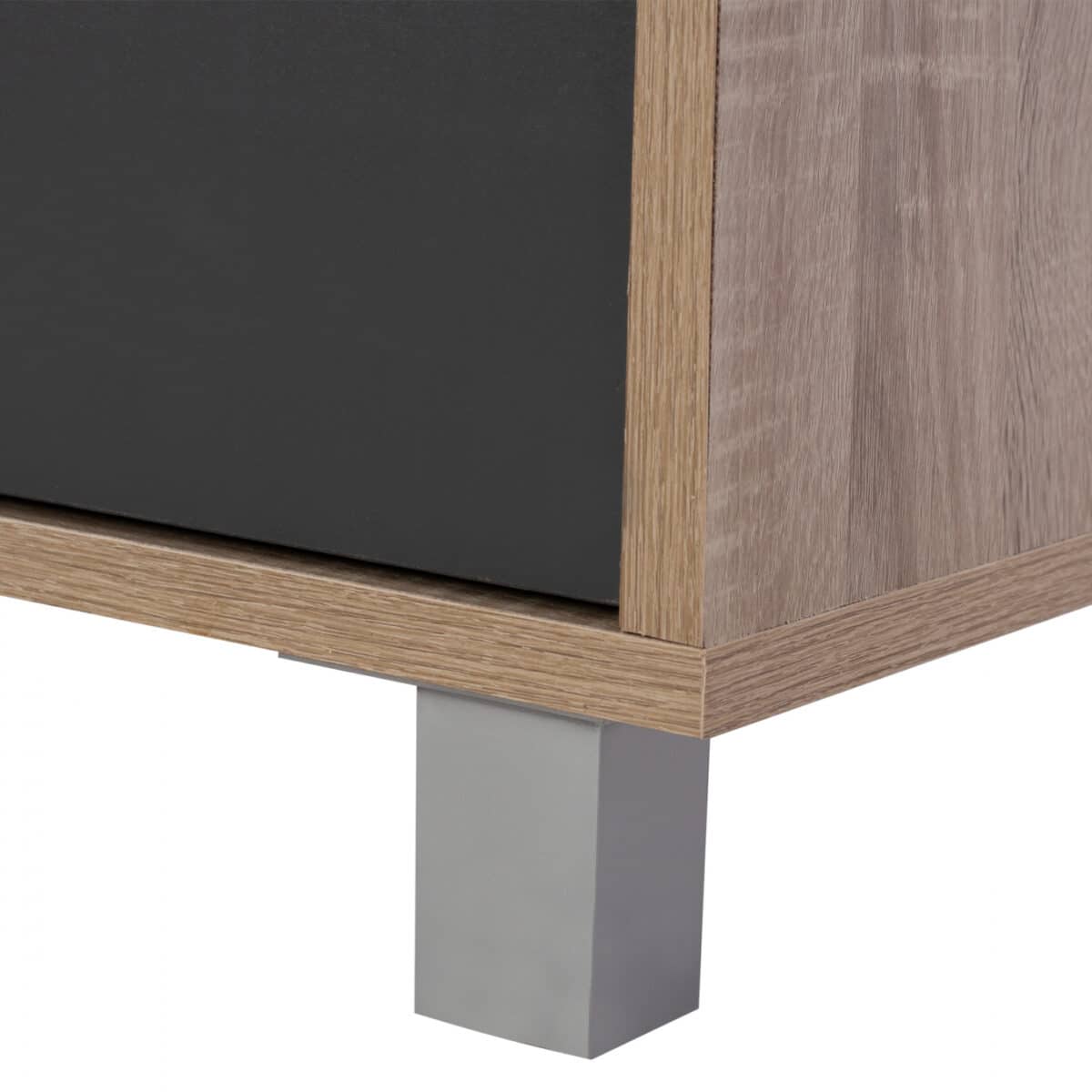 ΕΠΙΠΛΟ ΤΗΛΕΟΡΑΣΗΣ DANNA ΜΕΛΑΜΙΝΗΣ HM2202.04 SONAMA-ΓΚΡΙ 120x40x55 εκ. - Image 7