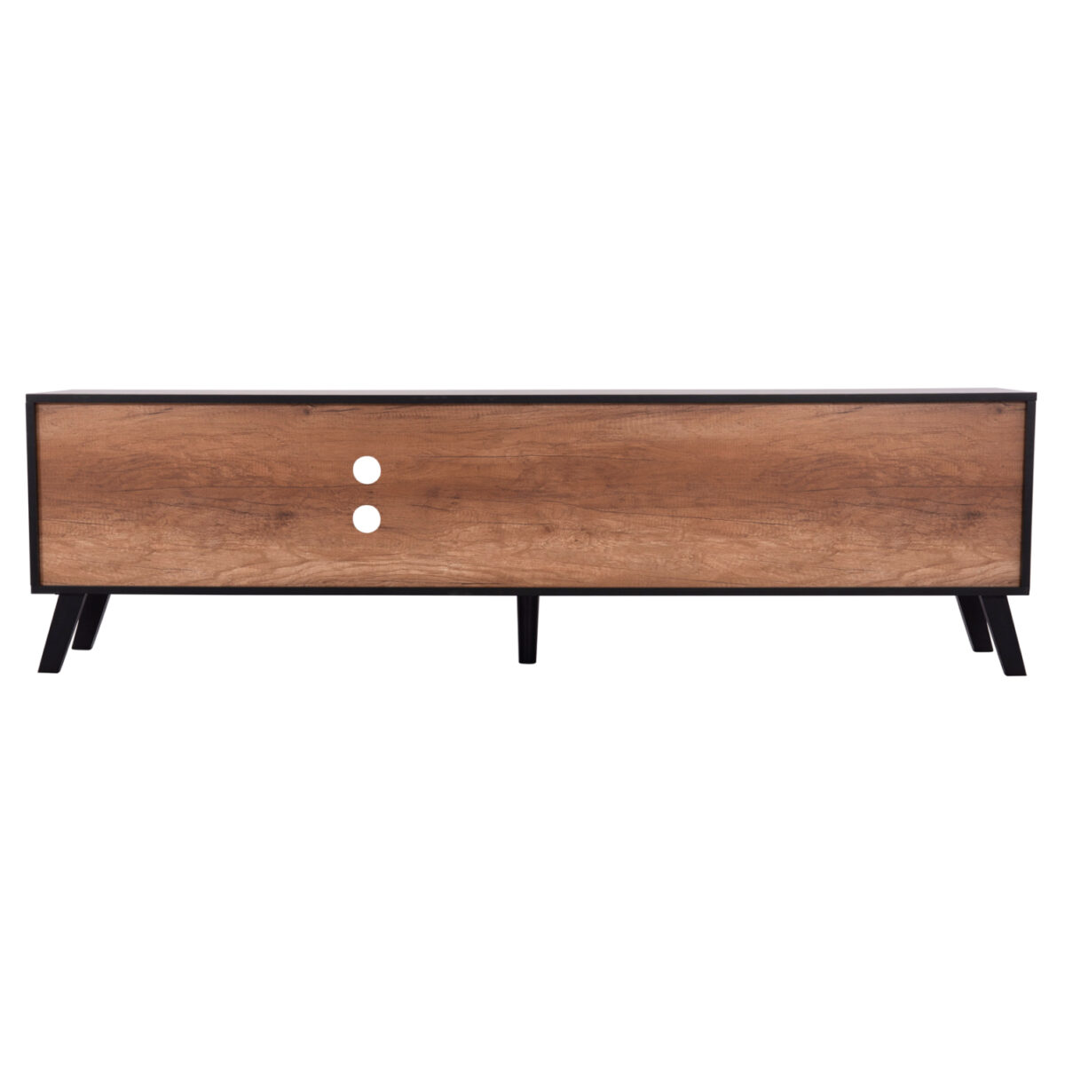 epiplo-tileorasis-fb9944711-melamini-se-5 ΕΠΙΠΛΟ ΤΗΛΕΟΡΑΣΗΣ KRUDEN HM9447.11 ΜΕΛΑΜΙΝΗ ΣΕ ΜΑΥΡΟ-ΦΥΣΙΚΟ 180x40x51Υεκ. - Image 6