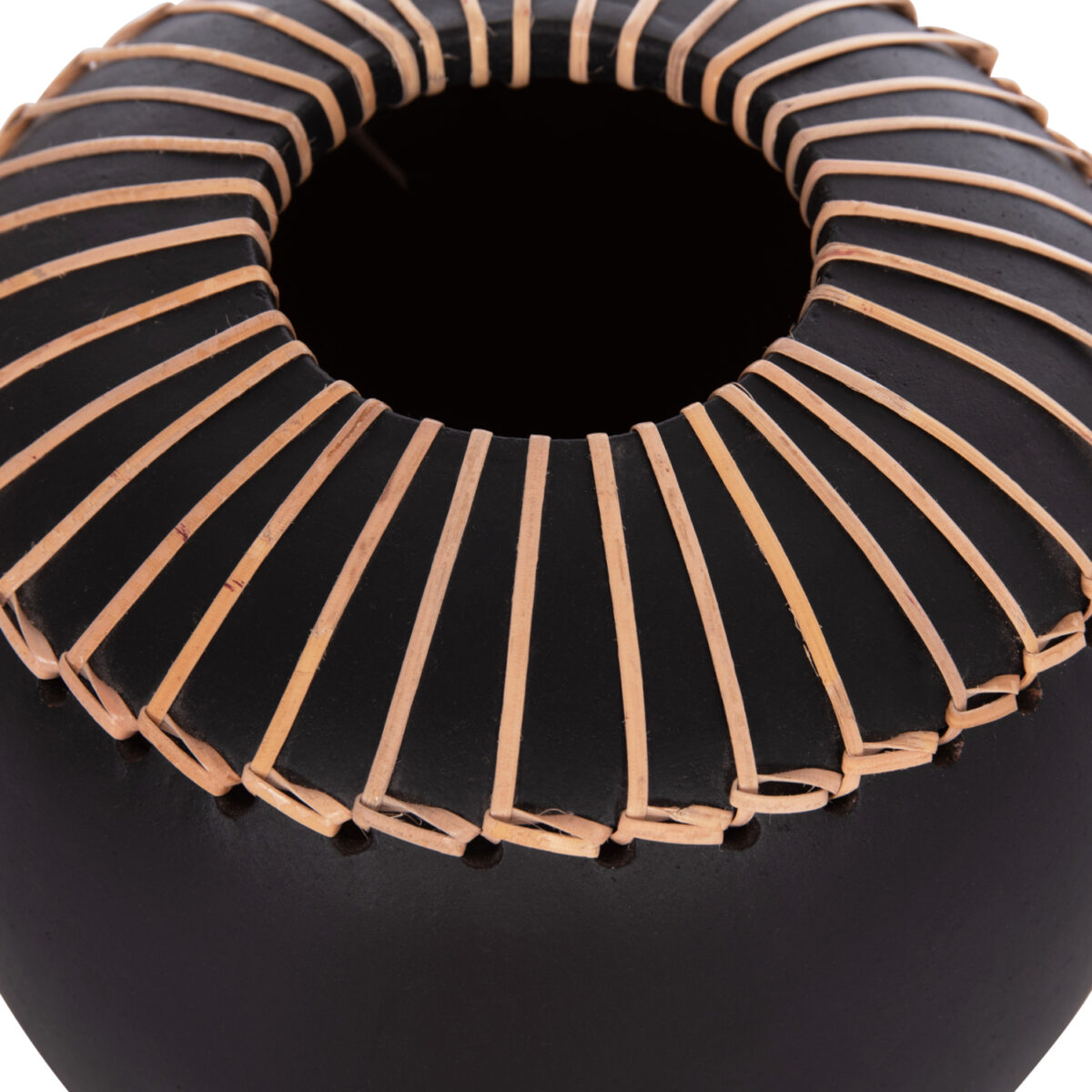 ΕΠΙΤΡΑΠΕΖΙΟ ΔΙΑΚΟΣΜΗΤΙΚΟ ΒΑΖΟ LENNOX HM4675.01L TΕΡΑΚΟΤΑ ΣΕ ΜΑΥΡΟ--Φ22x20Υεκ. - Image 10