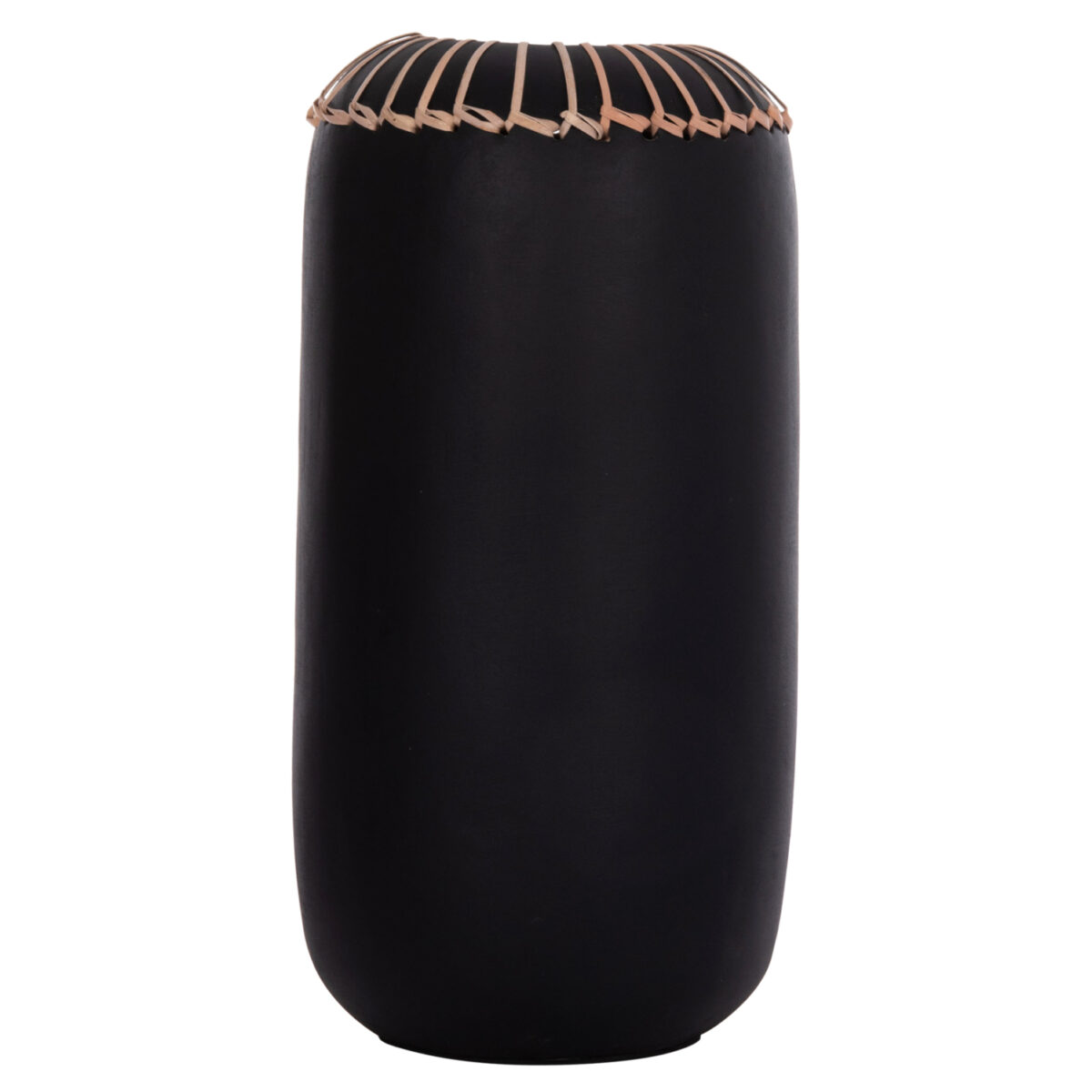 ΕΠΙΤΡΑΠΕΖΙΟ ΔΙΑΚΟΣΜΗΤΙΚΟ ΒΑΖΟ LENNOX HM4675.01S TΕΡΑΚΟΤΑ ΣΕ ΜΑΥΡΟ--Φ18x33Υεκ. - Image 3