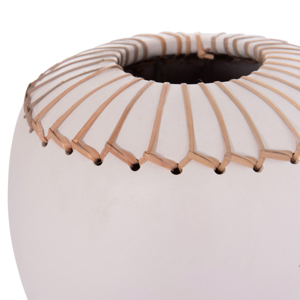 epitrapezio-diakosmitiko-bazo-fb9467502l-4 ΕΠΙΤΡΑΠΕΖΙΟ ΔΙΑΚΟΣΜΗΤΙΚΟ ΒΑΖΟ LENNOX HM4675.02L TΕΡΑΚΟΤΑ ΣΕ ΛΕΥΚΟ--Φ22x20Υεκ. - Image 5