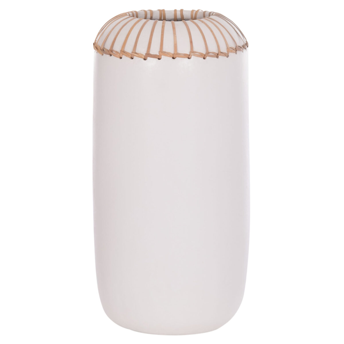 ΕΠΙΤΡΑΠΕΖΙΟ ΔΙΑΚΟΣΜΗΤΙΚΟ ΒΑΖΟ LENNOX HM4675.02S TΕΡΑΚΟΤΑ ΣΕ ΛΕΥΚΟ--Φ18x33Υεκ.