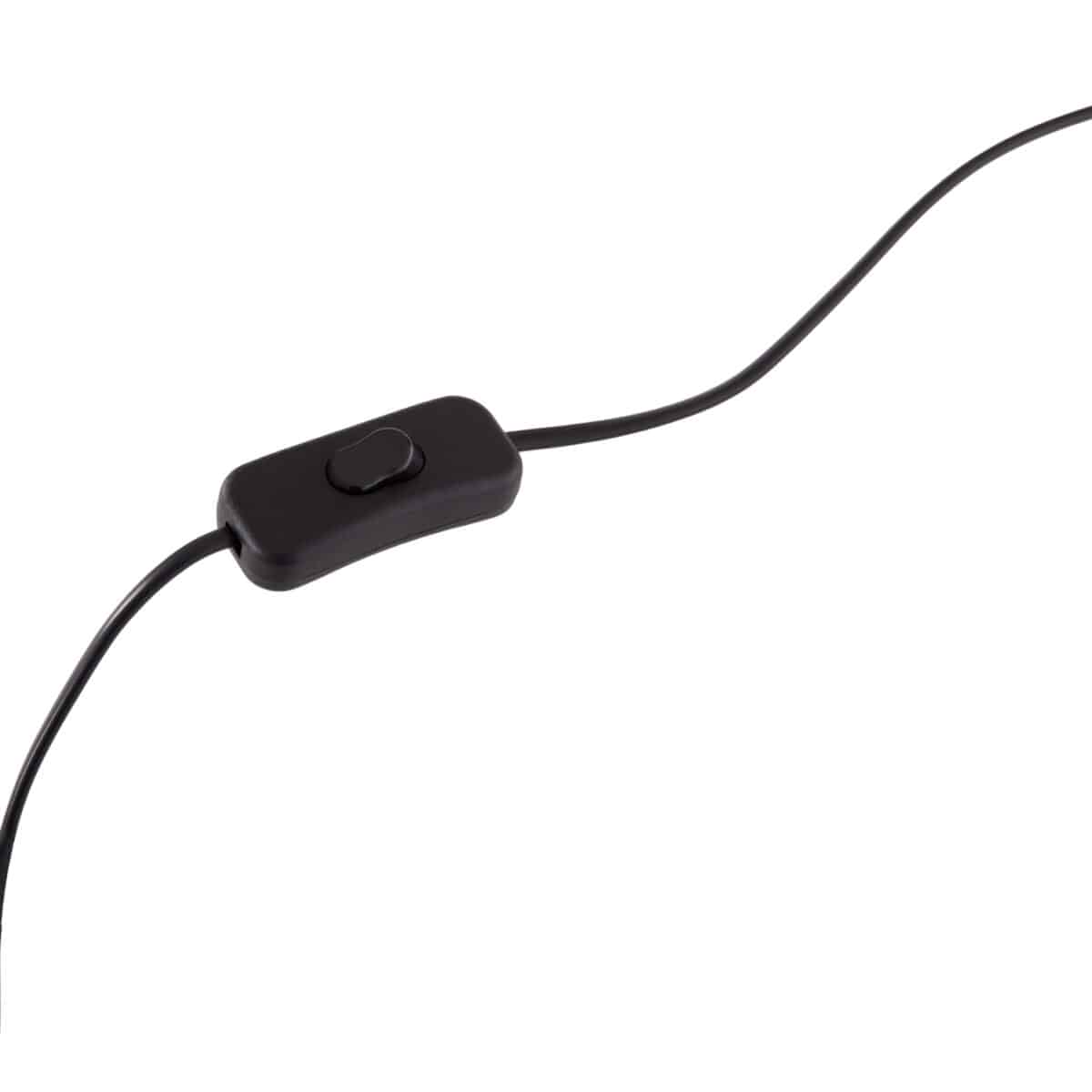 ΕΠΙΤΡΑΠΕΖΙΟ ΦΩΤΙΣΤΙΚΟ GEILO HM7416.12 ΧΡΥΣΟ ΜΕΤΑΛΛΙΚΟ--ΜΑΥΡΟ PVC ΚΑΠΕΛΟ Φ25x48,5Υεκ. - Image 8