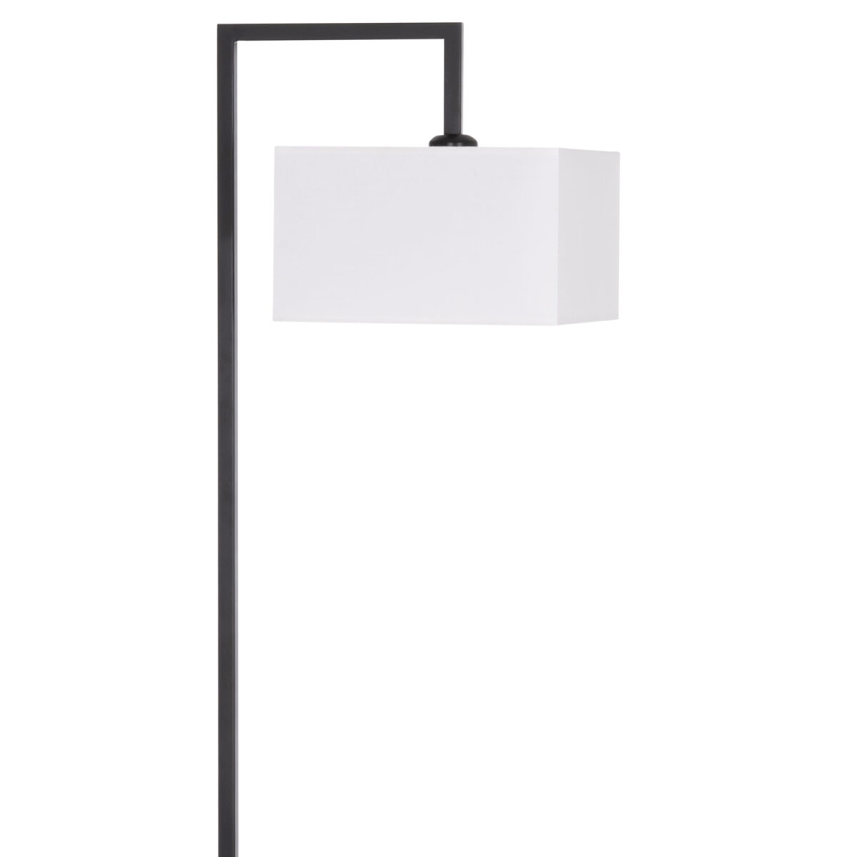 ΦΩΤΙΣΤΙΚΟ ΔΑΠΕΔΟΥ BRANS HM7532.11 ΜΕΤΑΛΛΟ ΜΑΥΡΟ--PVC ΛΕΥΚΟ ΚΑΠΕΛΟ 25x33x170Υεκ. - Image 7