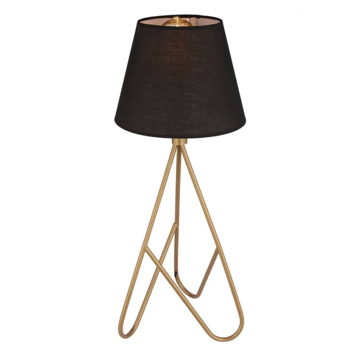 ΦΩΤΙΣΤΙΚΟ ΕΠΙΤΡΑΠΕΖΙΟ ΜΕΤΑΛΛΙΚΟ ΧΡΥΣΟ ΜΑΥΡΟ HM7567.02 24x60Υ εκ. - Image 3