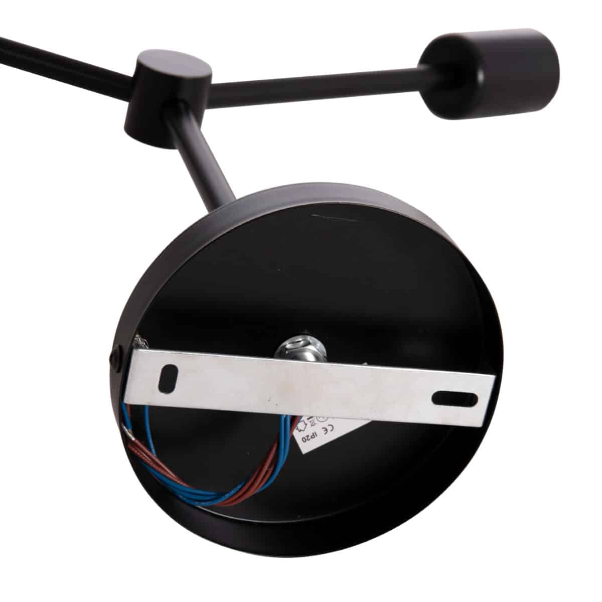 ΦΩΤΙΣΤΙΚΟ ΟΡΟΦΗΣ 3-ΦΩΤΟ LIGHTY HM7404.11 ΜΕΤΑΛΛΟ ΣΕ ΜΑΥΡΟ 52x5x48Υεκ. - Image 6