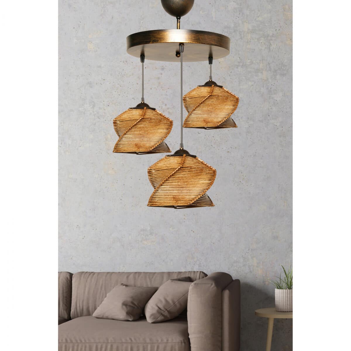 ΦΩΤΙΣΤΙΚΟ ΟΡΟΦΗΣ ΕΣΩΤΕΡΙΚΟΥ ΧΩΡΟΥ 3 ΤΜΧ HM7493 35x85 εκ. - Image 3